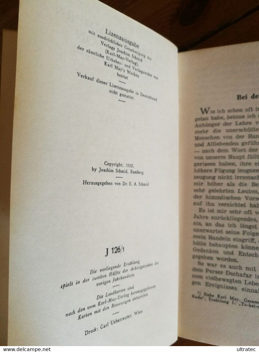 Karl May «BEI DEN TRÜMMERN VON BABYLON" Auflage 1952 Carl Ueberreuter Wien - Deutschsprachige Autoren