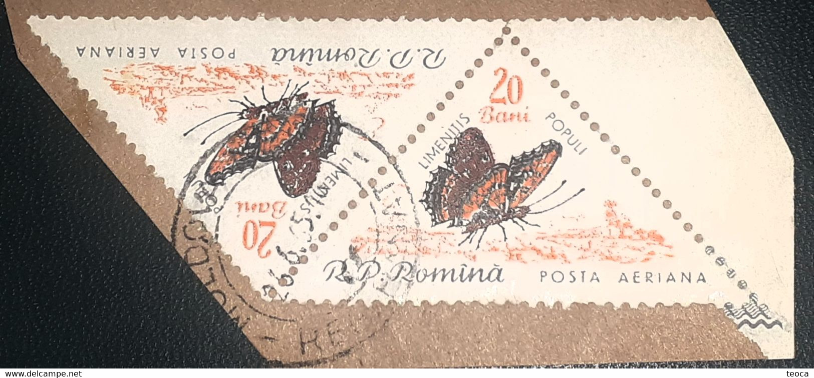 Errors Romania 1960 # Mi 1919  Color Printing Out Butterfly Wings  Used - Errors, Freaks & Oddities (EFO)