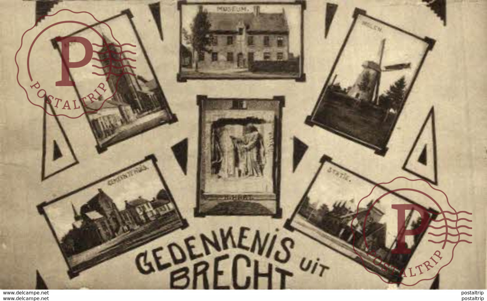 BRECHT  GEDENKENIS UIT  ANTWERPEN ANVERS - Brecht