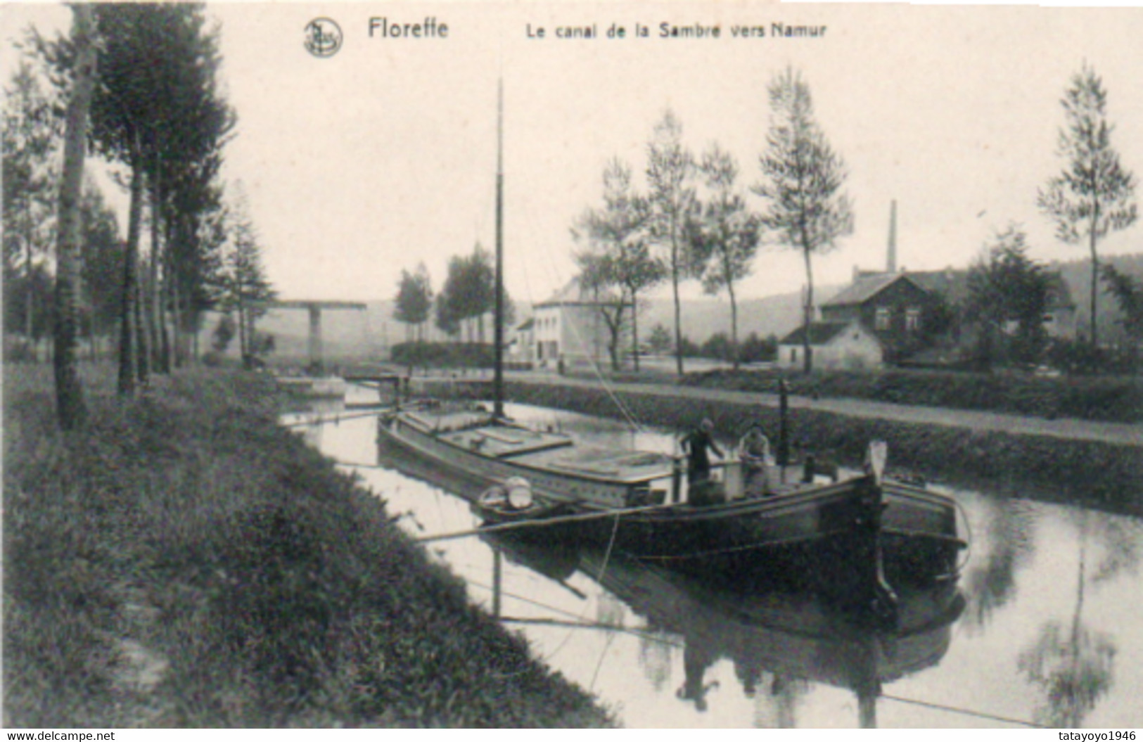 Floreffe  Le Canal De La Sambre Vers Namur   N'a Pas Circulé - Floreffe