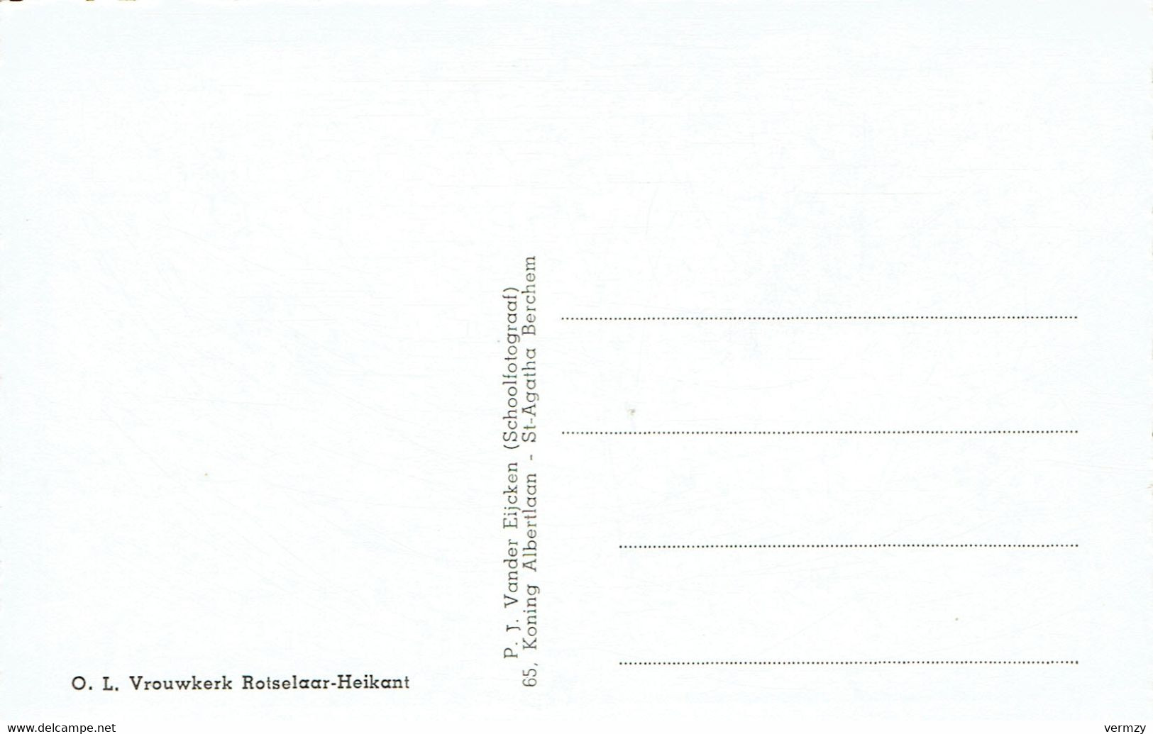 CPSM  O.L. Vrouwkerk ROTSELAAR-Heikant - Rotselaar