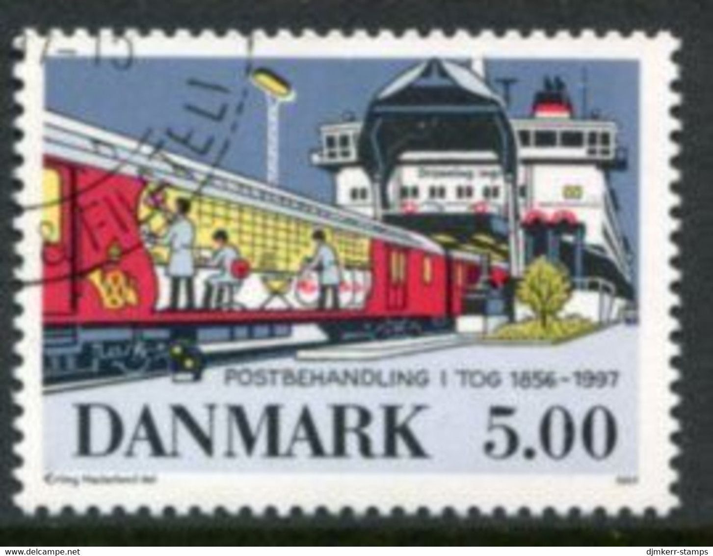 DENMARK 1997 Railway Postal Service Used.  Michel 1157 - Oblitérés