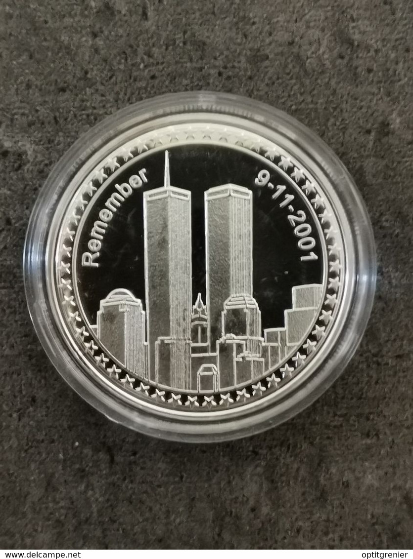 10 FRANCS CONGO ARGENT BE 2006 Attentats Du World Trade Center 5 000 EX SILVER / CAPSULE - Congo (Democratische Republiek 1998)