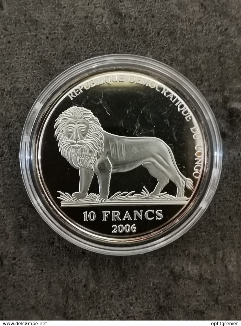 10 FRANCS CONGO ARGENT BE 2006 Attentats Du World Trade Center 5 000 EX SILVER / CAPSULE - Congo (Democratic Republic 1998)