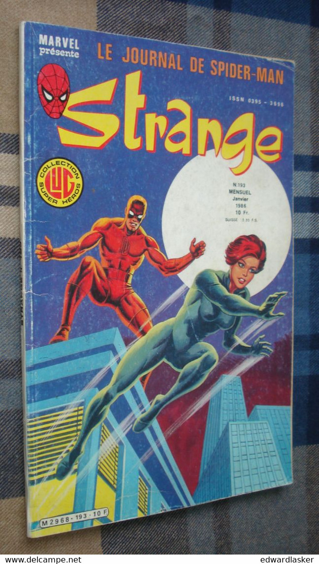 STRANGE N°193 - Lug 1986 - Bon état - Strange