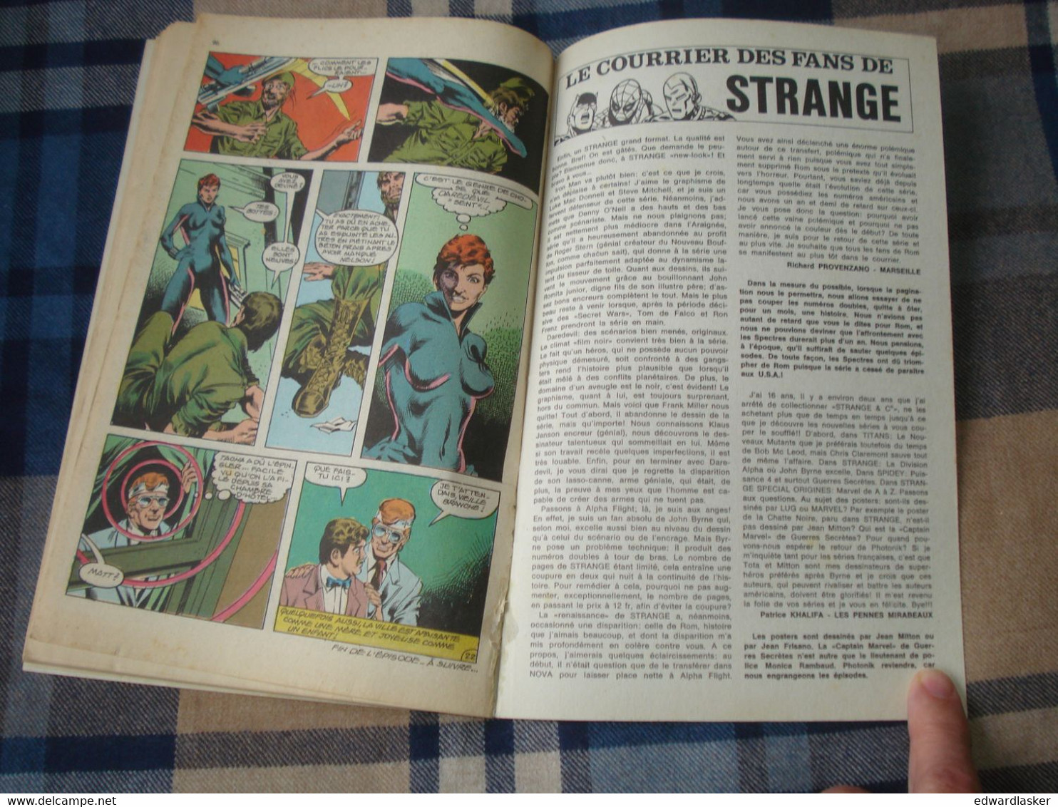 STRANGE N°193 - Lug 1986 - Bon état - Strange