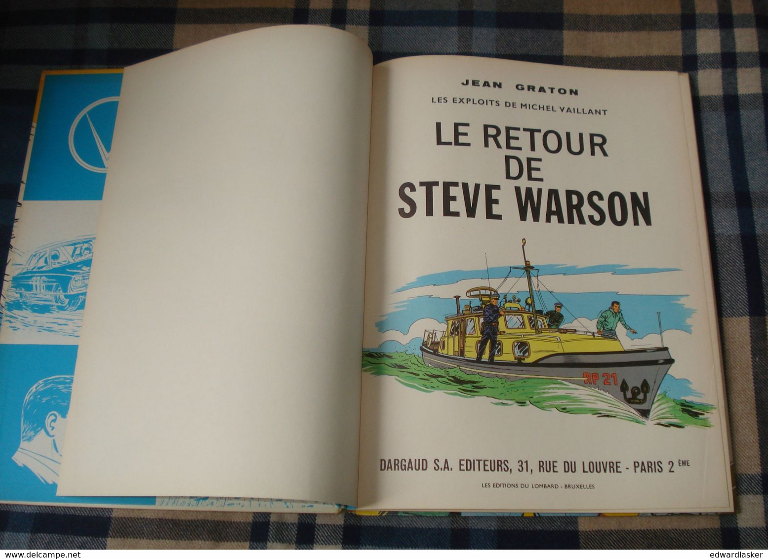 MICHEL VAILLANT 9 : Le Retour De STEVE WARSON - EO Dargaud 1965 - Bon état + - Michel Vaillant