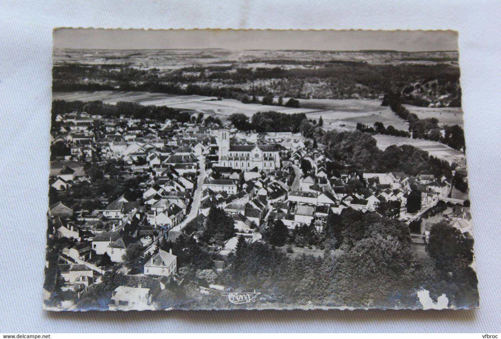 Cpm 1955, Essoyes, Vue Générale Aérienne, Aube 10 - Essoyes