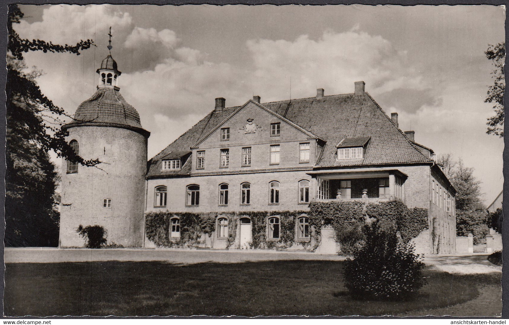 Lütjenburg, Schloß Neuhaus, Gelaufen 1960 - Luetjenburg