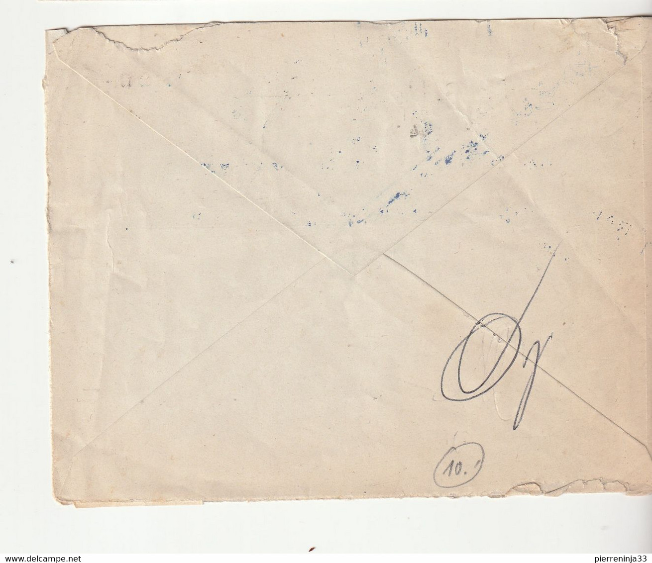 Lettre  Illustrée Mécanique De Précision Masson, Lyon Et Timbre Pétain Surchargé R.F., 1944 - Briefe U. Dokumente