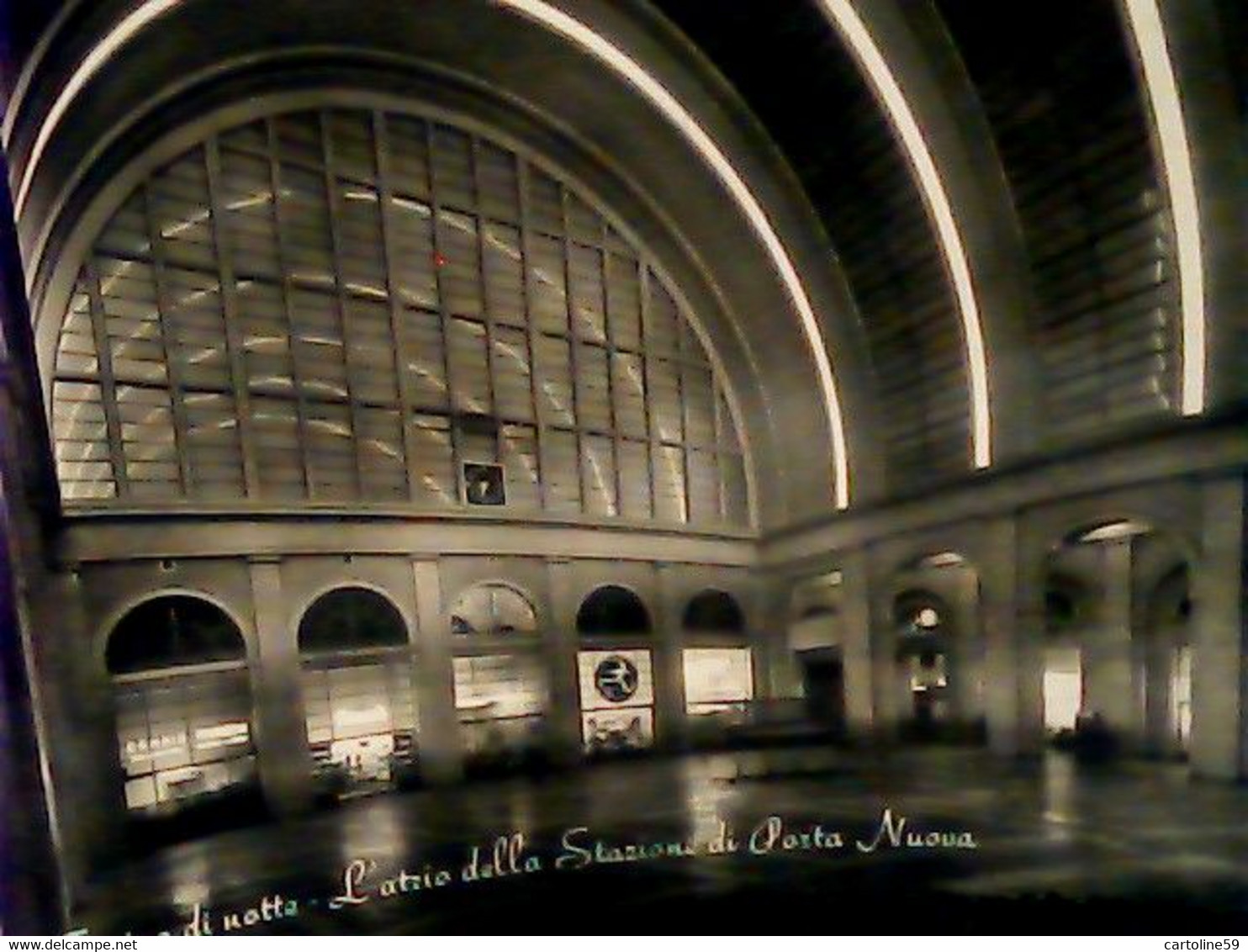 TORINO STAZIONE PORTA NUOVA ATRIO INTERNO VB1953 IR10198 - Stazione Porta Nuova