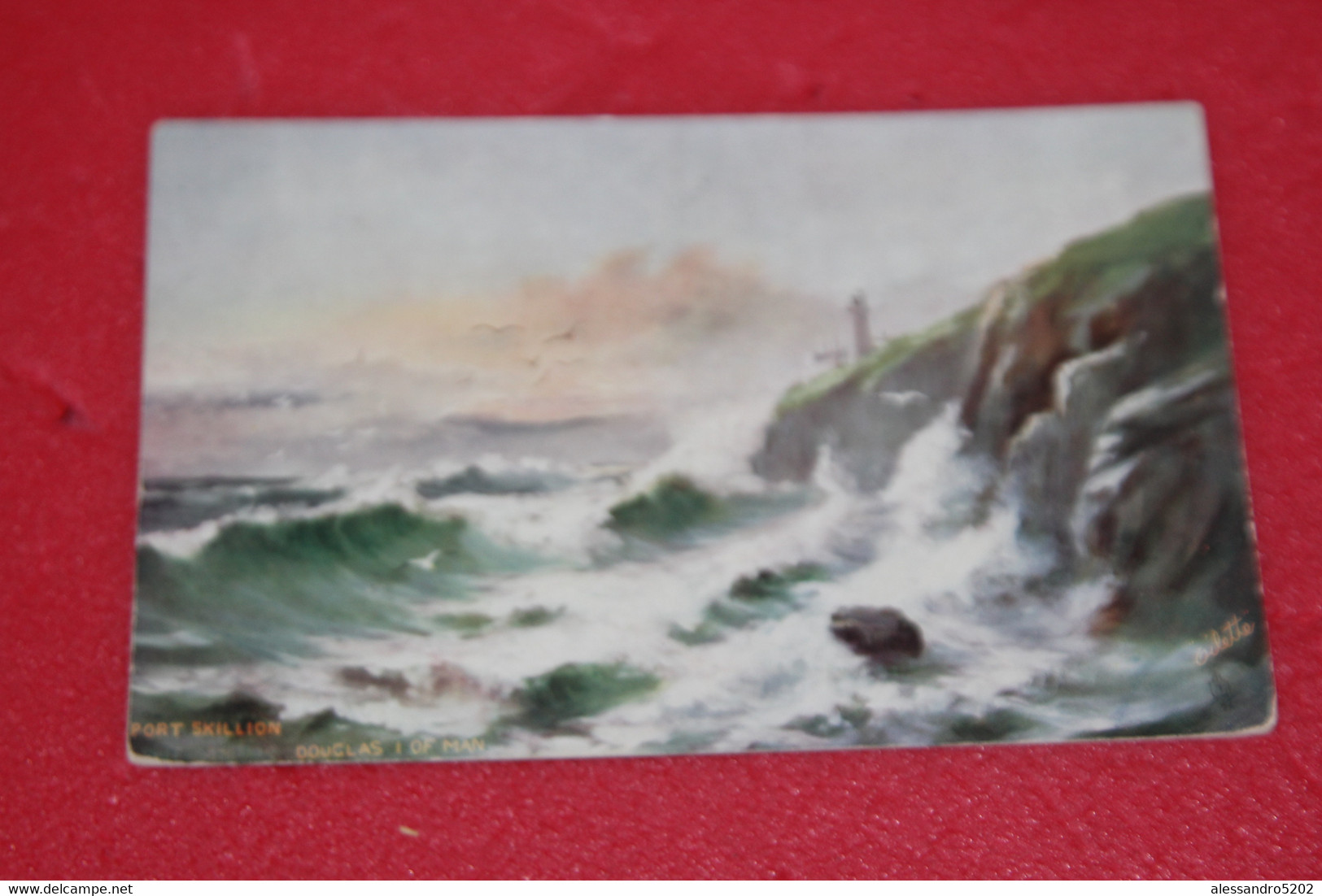 IOM Douglas Port Skillion Ed. Tuck's Oilette NV - Isle Of Man