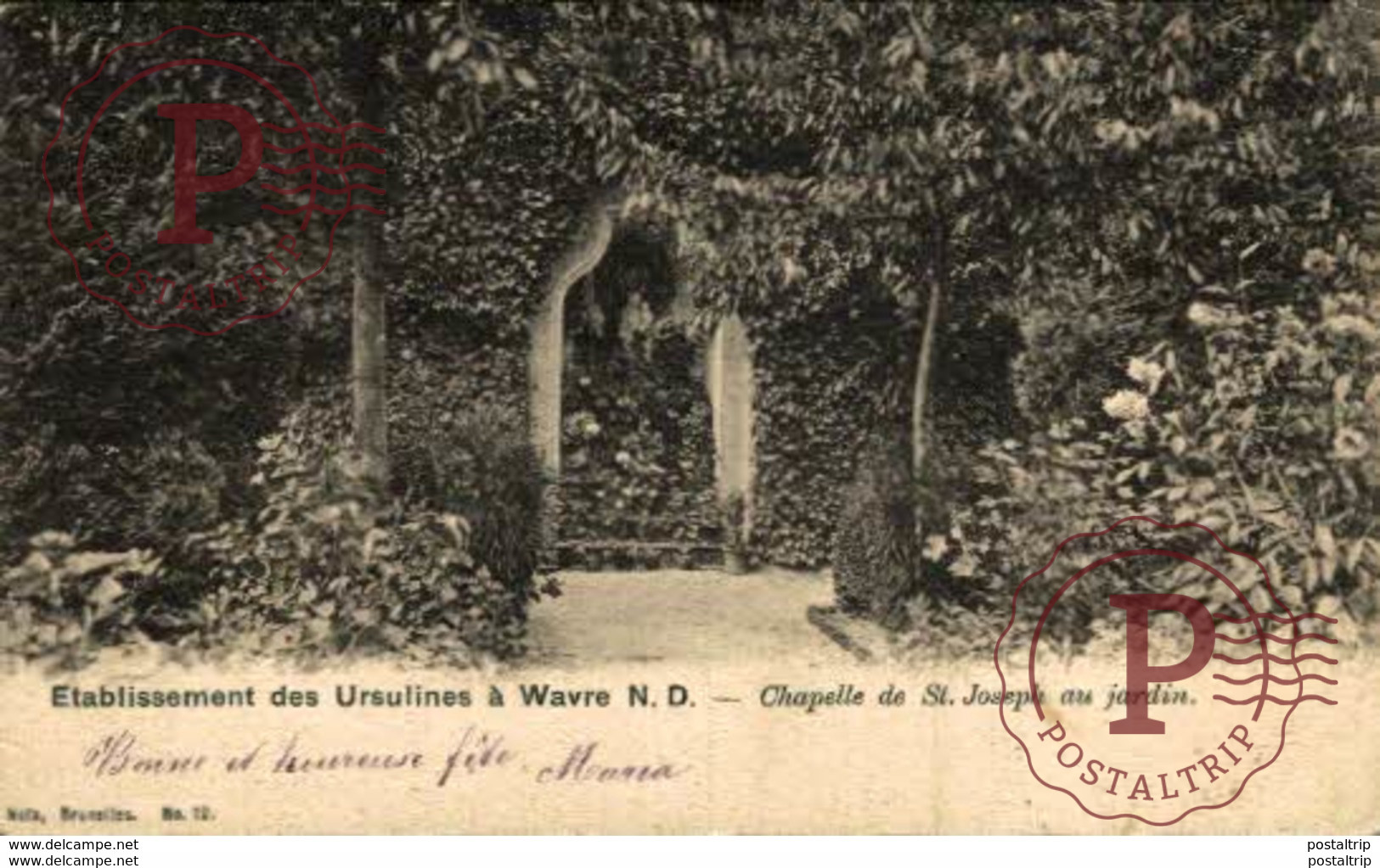 ETABLISSEMENT DES URSULINES A WAVRE NOTRE DAME   ANTWERPEN ANVERS - Sint-Katelijne-Waver