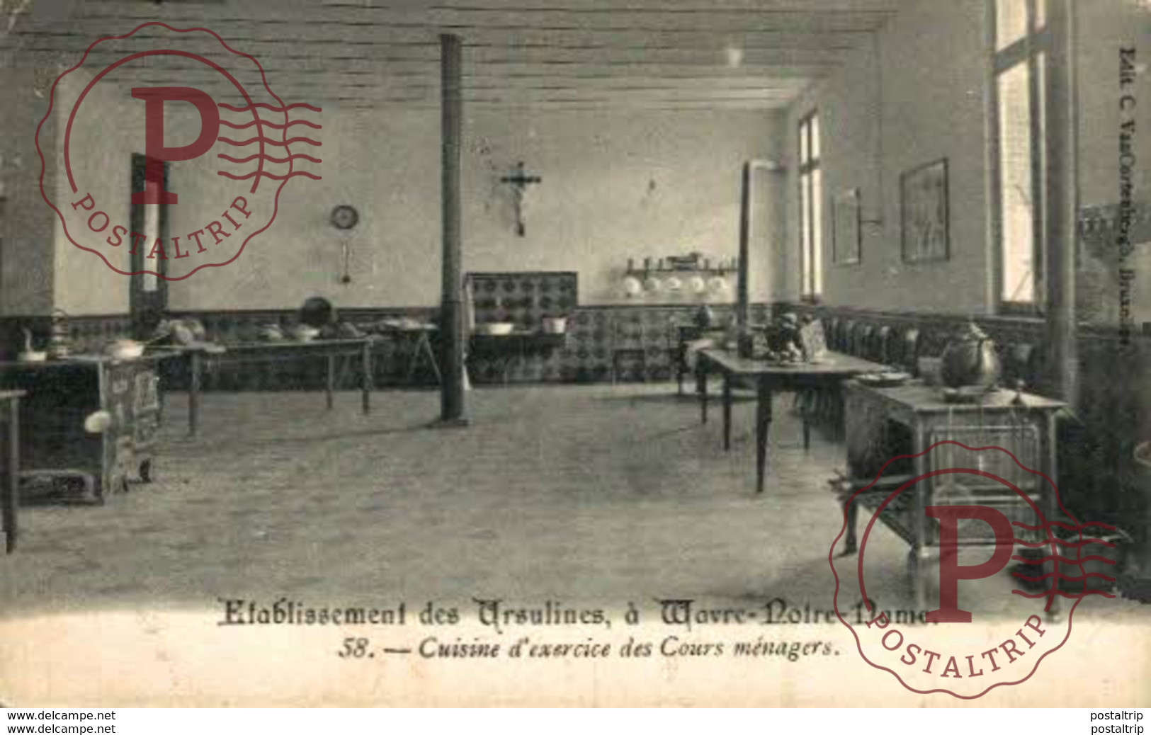 ETABLISSEMENT DES URSULINES A WAVRE NOTRE DAME   ANTWERPEN ANVERS - Sint-Katelijne-Waver