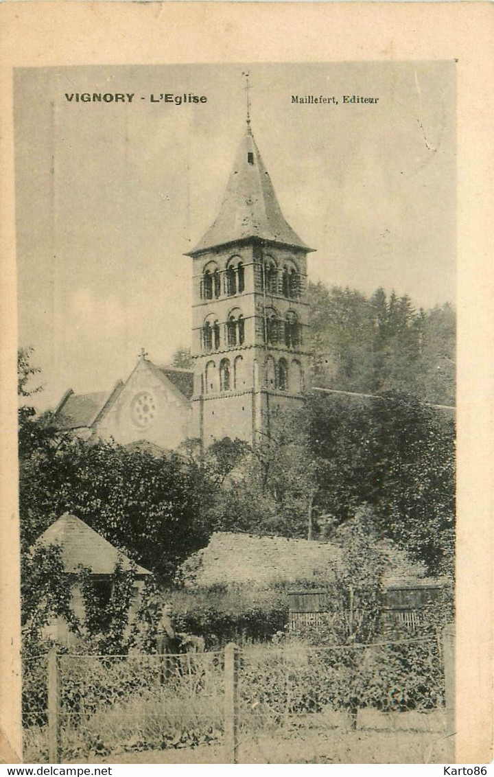 Vignory * L'église Du Village * 1908 - Vignory