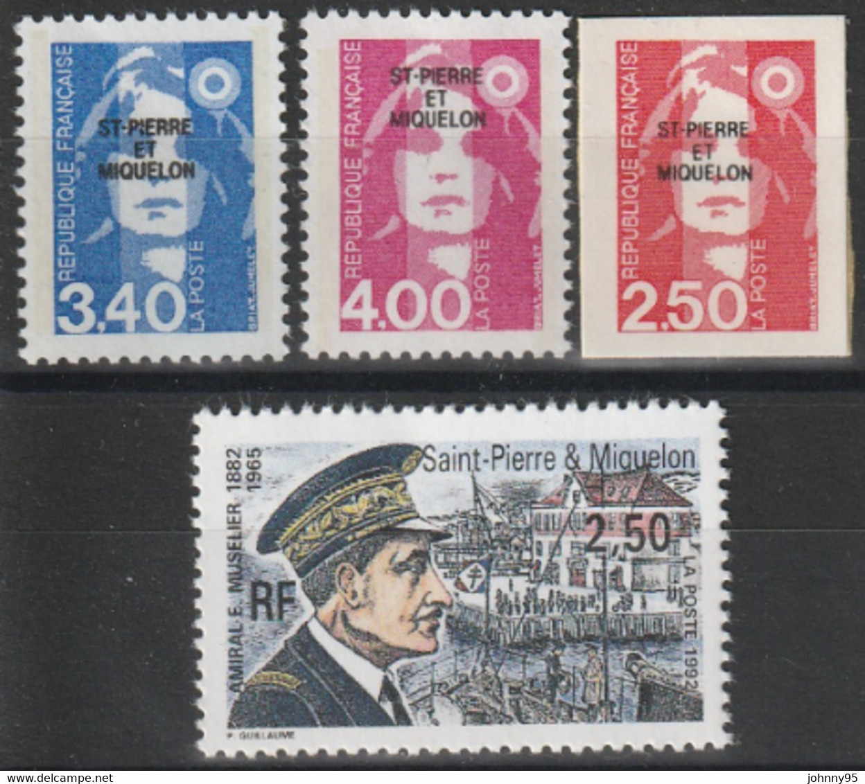 Année 1992 - N° 555 à 571 - Année Complète - 15 Valeurs + 1 Triptyque - Neufs - Full Years