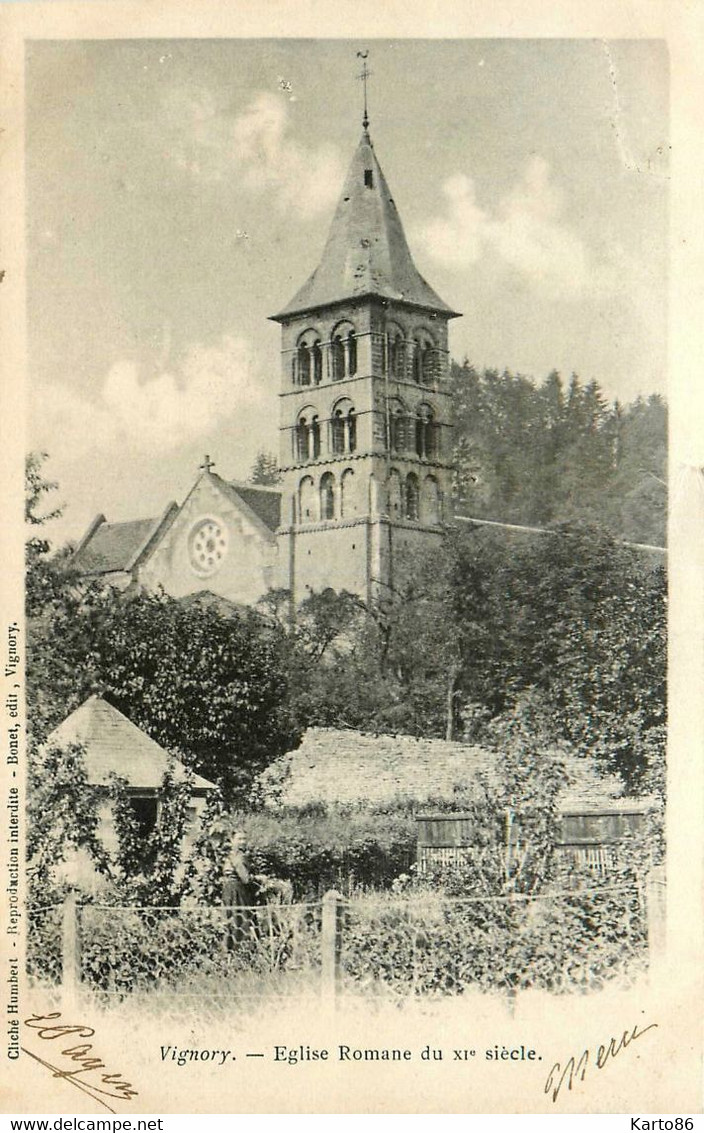 Vignory * L'église Romane Du Village * 1902 - Vignory