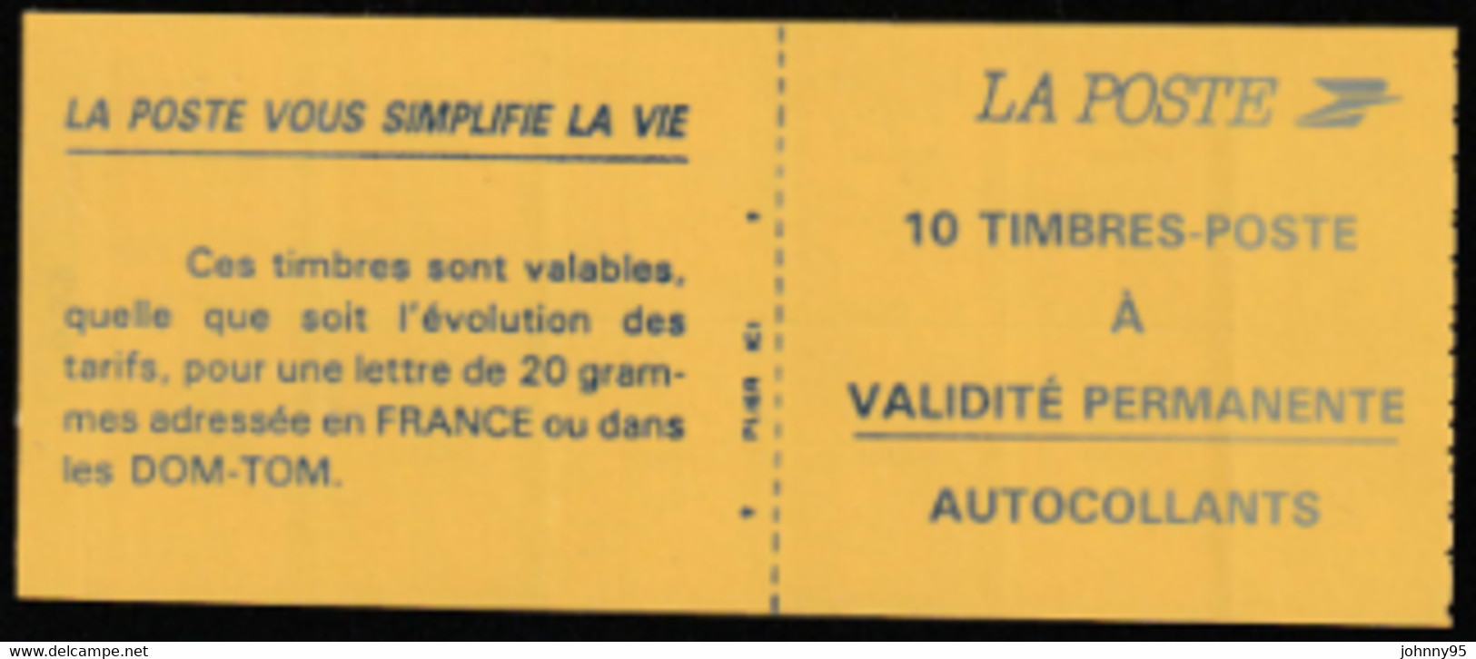 Année 1993 - Carnet N° C590 (590 X 10) - Marianne Du Bicentenaire - Sans Valeur Indiquée -  10 Valeurs - Booklets