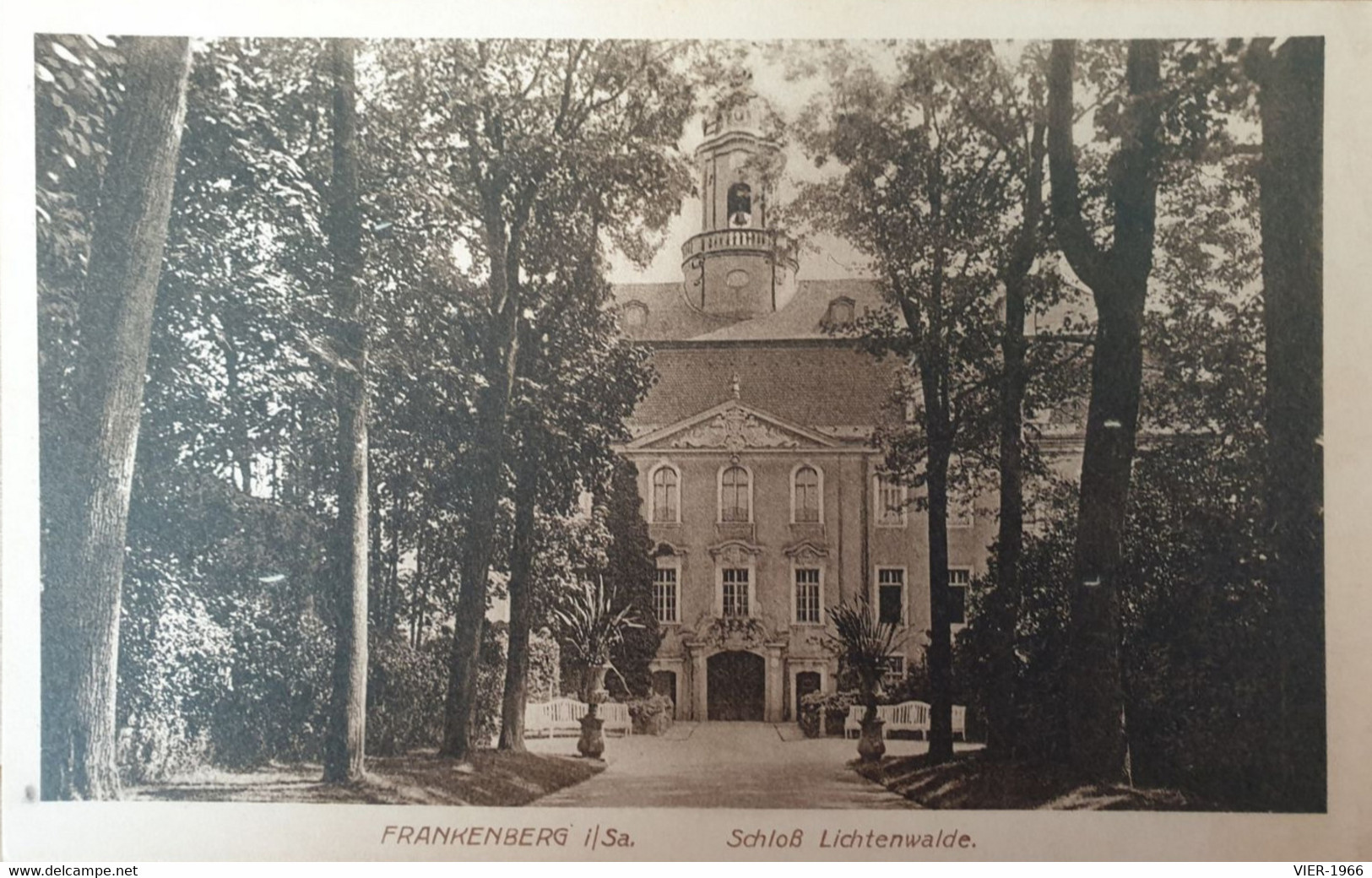 Frankenberg I. S.  Schloß Lichtenwalde, Vor 1945 - Frankenberg