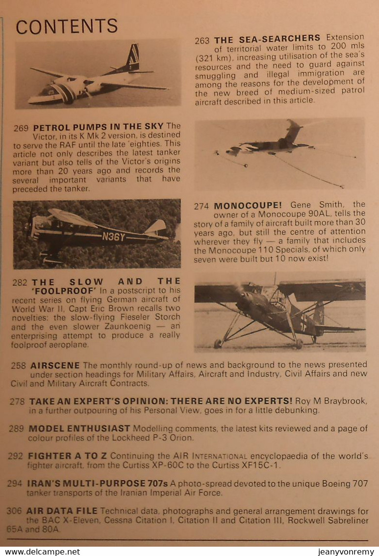 Air International. Volume 11. N°6. Décember 1976. - Transportes