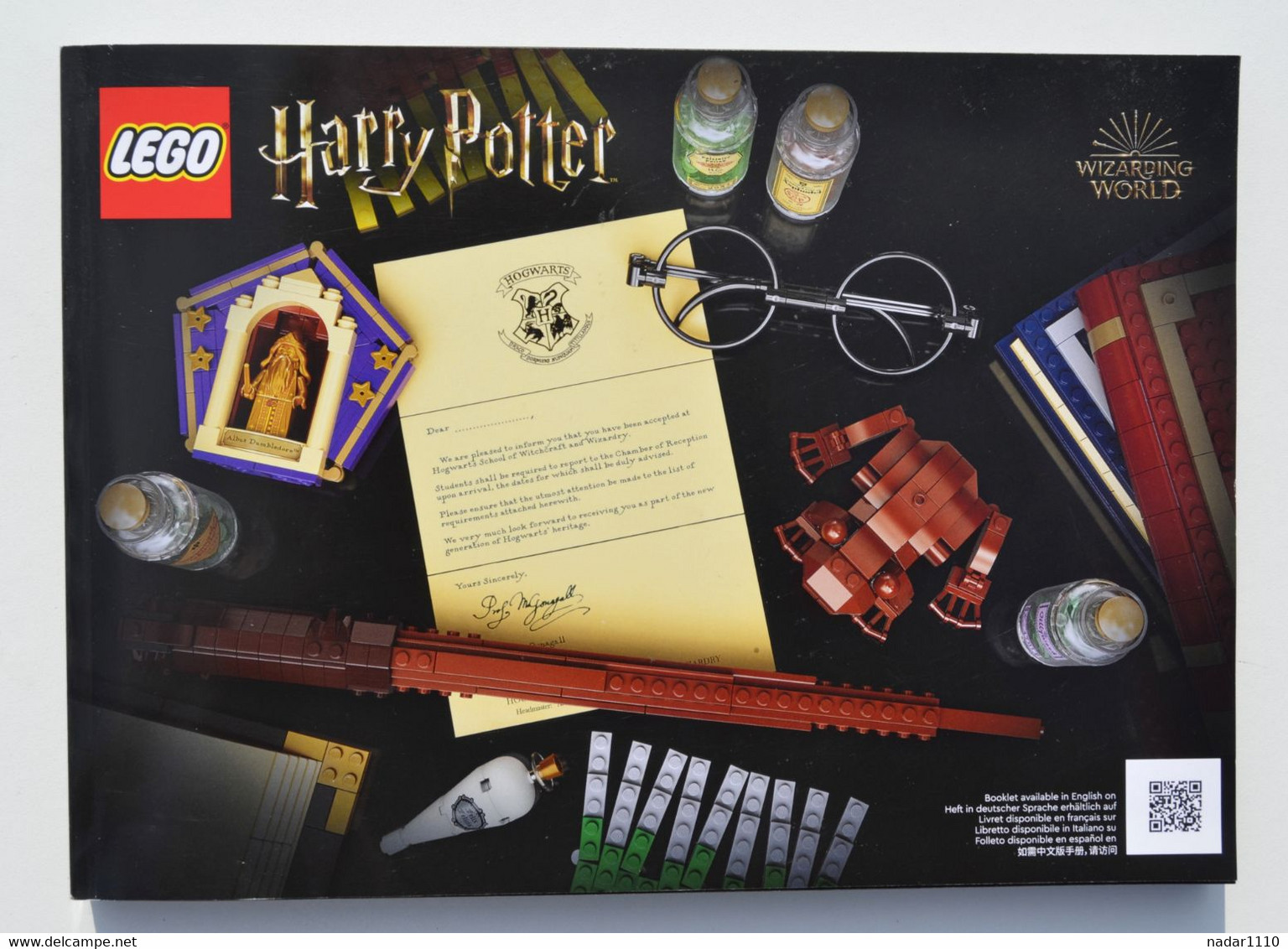 LEGO - Harry Potter - 20th Anniversary - Manuel D'instructions / Hedwig, Glasses - Planos