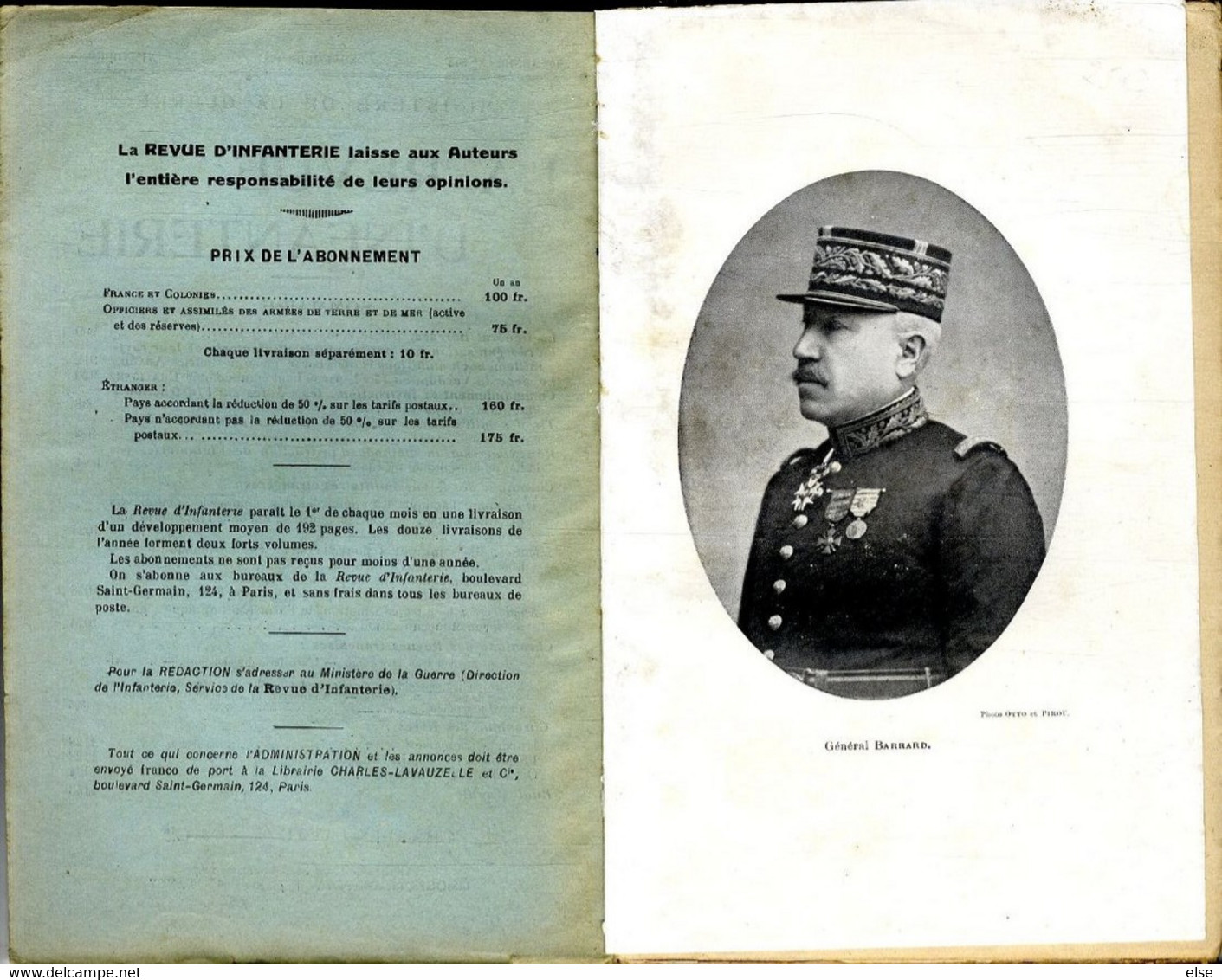 LA REVUE D INFANTERIE  NOVEMBRE 1937  -  PAGES  909 A 1143  -  BROCHE 234 PAGES N° 542 - Français