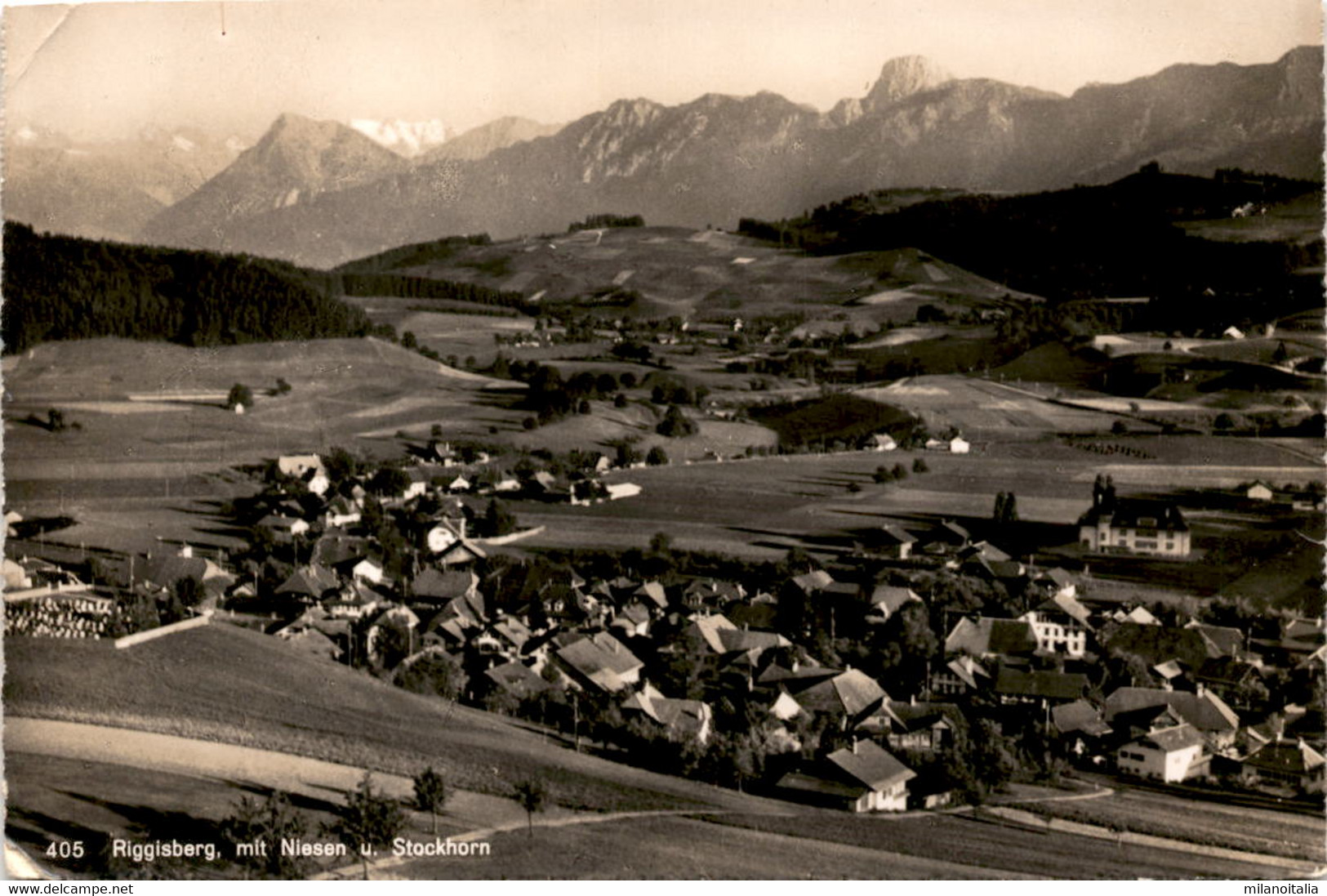 Riggisberg, Mit Niesen U. Stockhorn (405) * 21. 7. 1954 - Riggisberg 