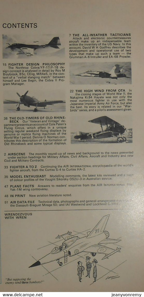 Air International. Volume 10. N°1. January 1976. - Verkehr