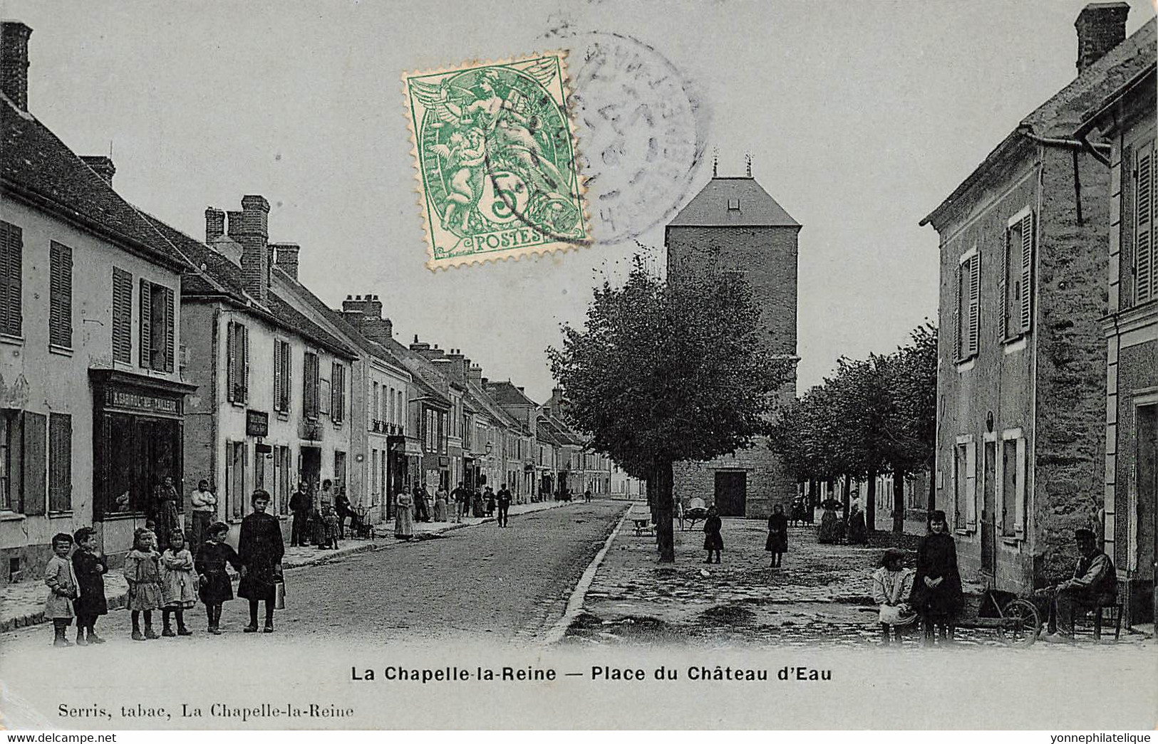 77 - SEINE ET MARNE - LA-CHAPELLE-LA-REINE - Place Du Château D'eau - Tailleur A. Gabirol - 10225 - La Chapelle La Reine