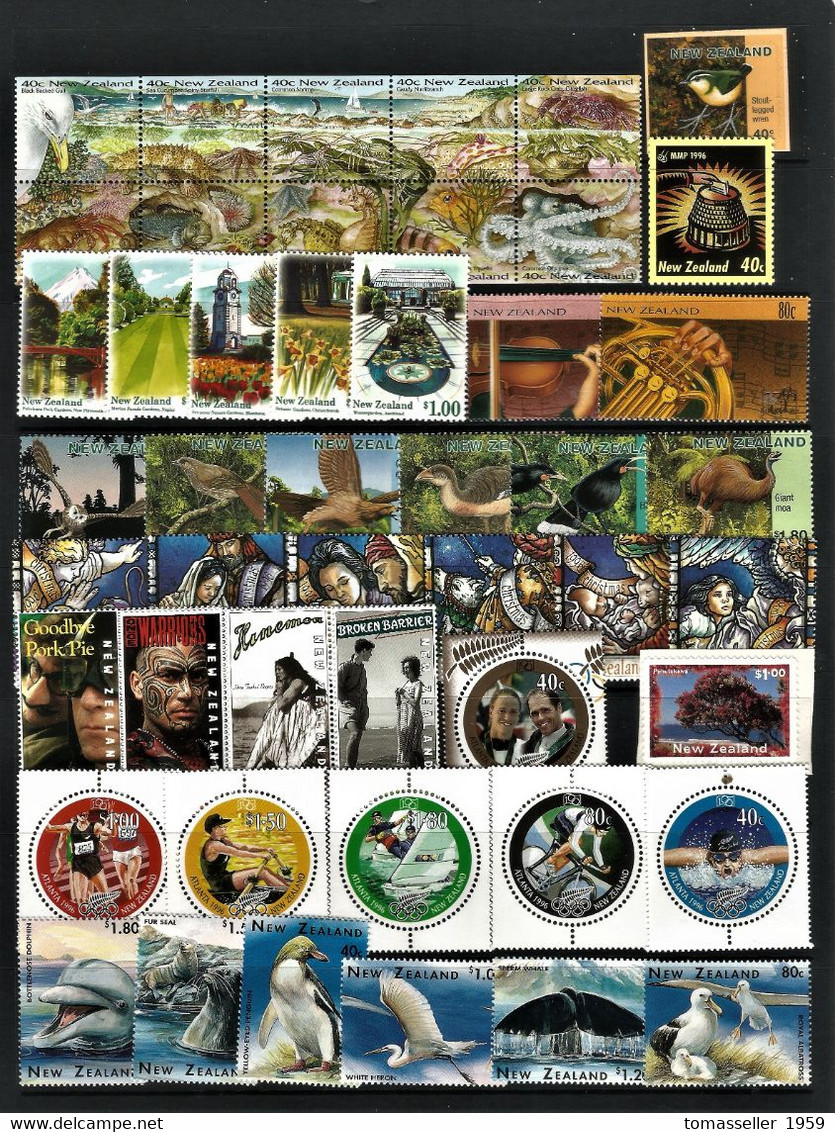 New  Zealand- 15 !!! Years (1994-2008) Sets. Almost 250-issues.MNH - Années Complètes