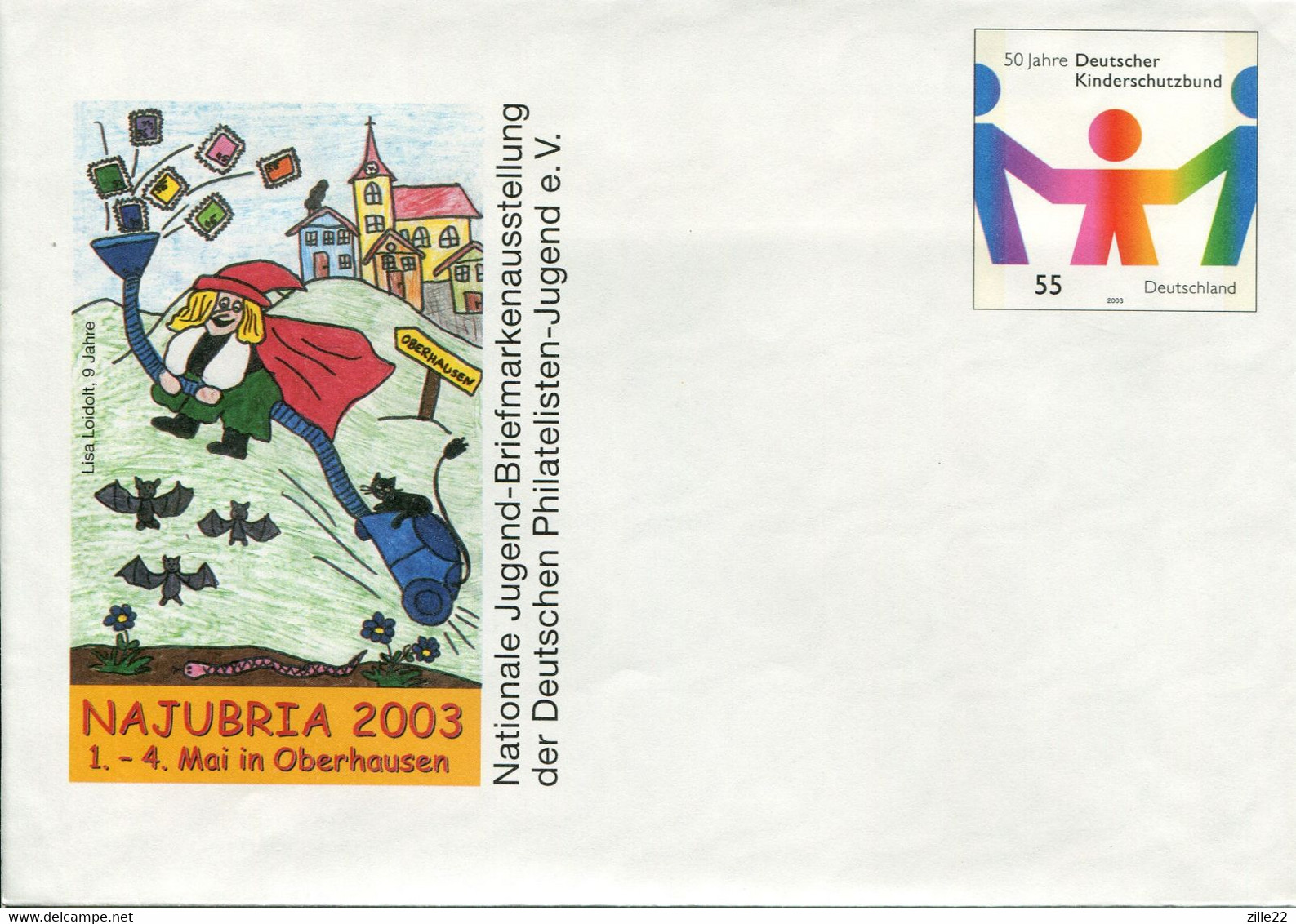 Germany Deutschland Postal Stationery - Cover - Family Design - Stamp Exhibition - Enveloppes Privées - Neuves