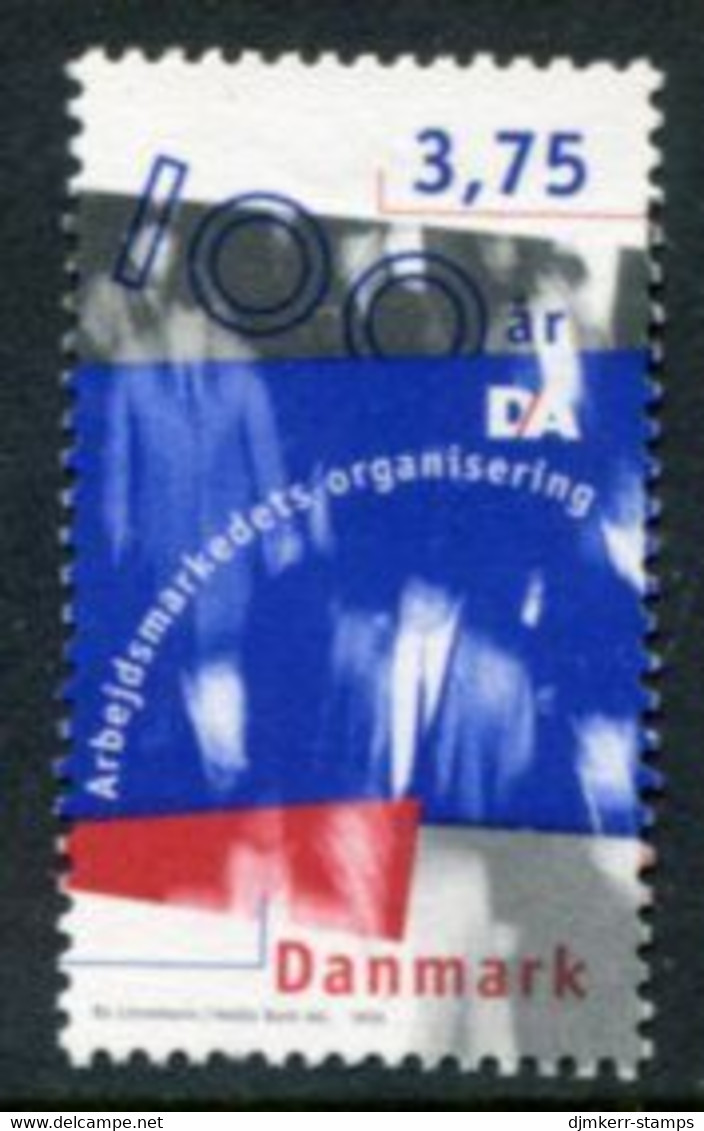 DENMARK 1996 Centenary Of Confederation Of Trades Unions I MNH / ** .  Michel 1126 - Unused Stamps