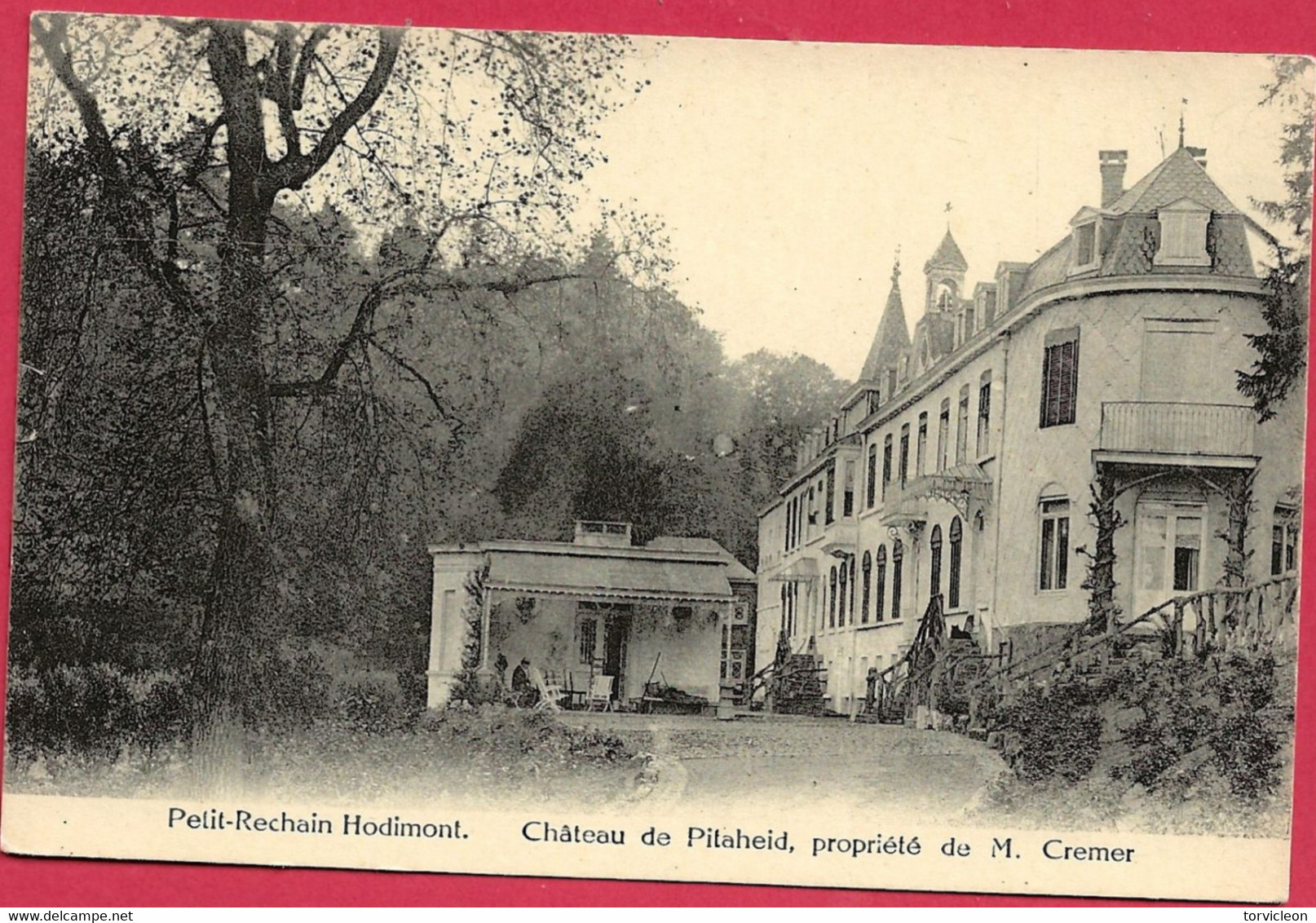 C.P. Petit-Rechain =   Château  De  PETAHEID    Propriété De Mr. Crémer - Verviers