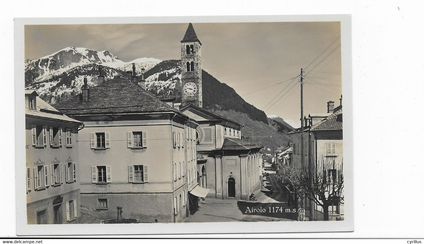 AIROLO 1174m.s - Carte Photo - Airolo