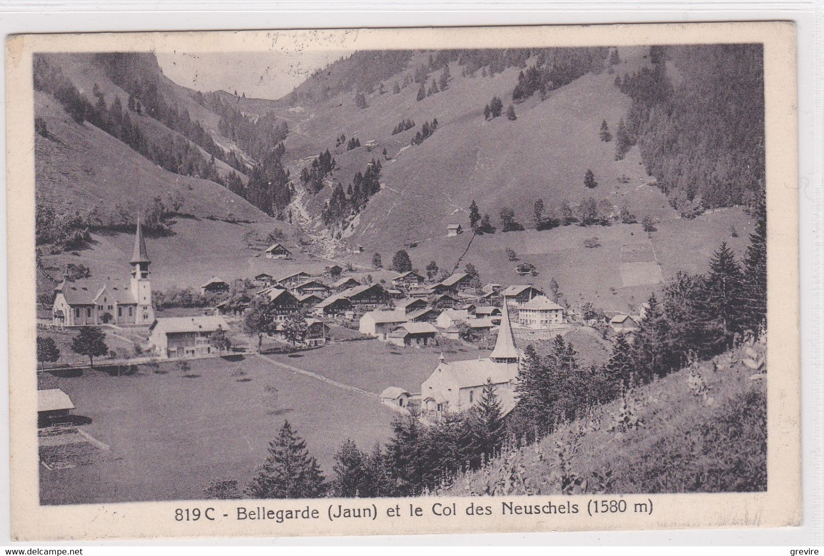 Bellegarde  (Jaun) Et Le Col  Des Neuschels - Bellegarde