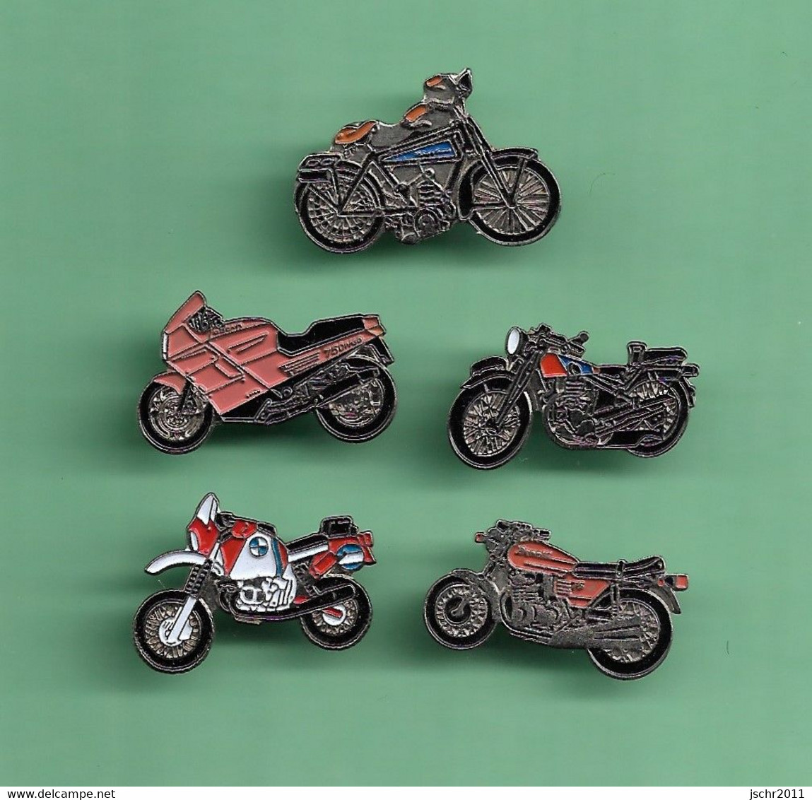 MOTO *** Lot De 5 Pin's Differents *** N°21 *** T-MOTO1 (63) - Motorbikes