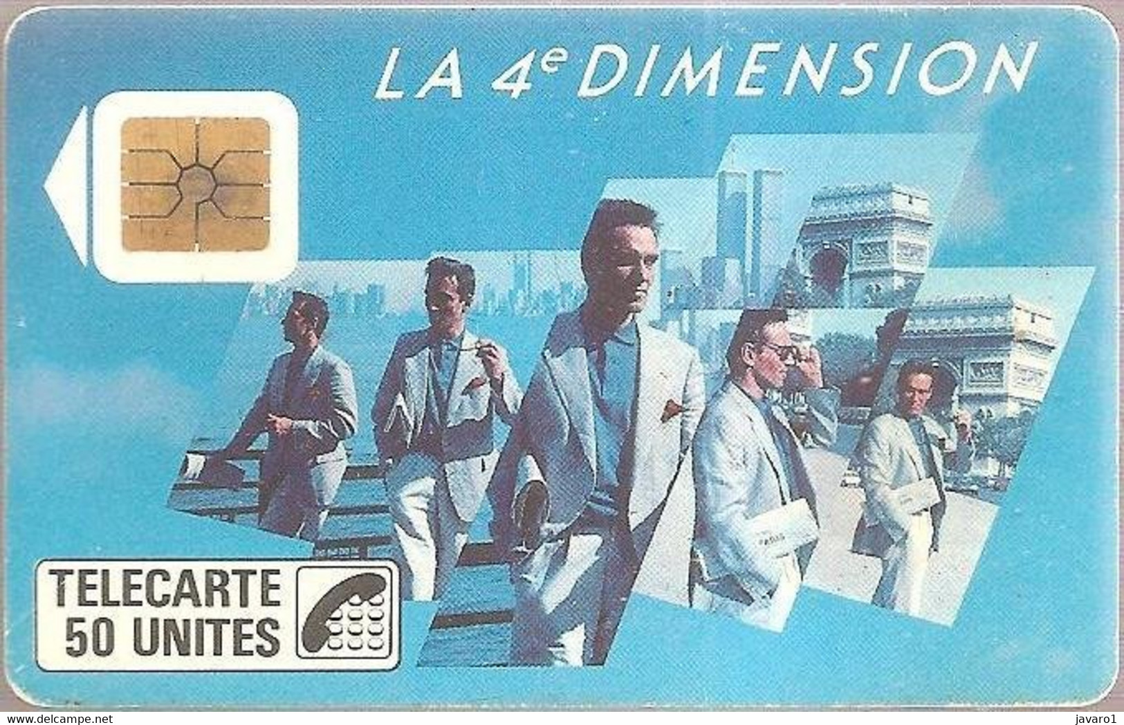 F0038  50 La 4e Dimension Hommes ( Batch: 1057) USED - 1988