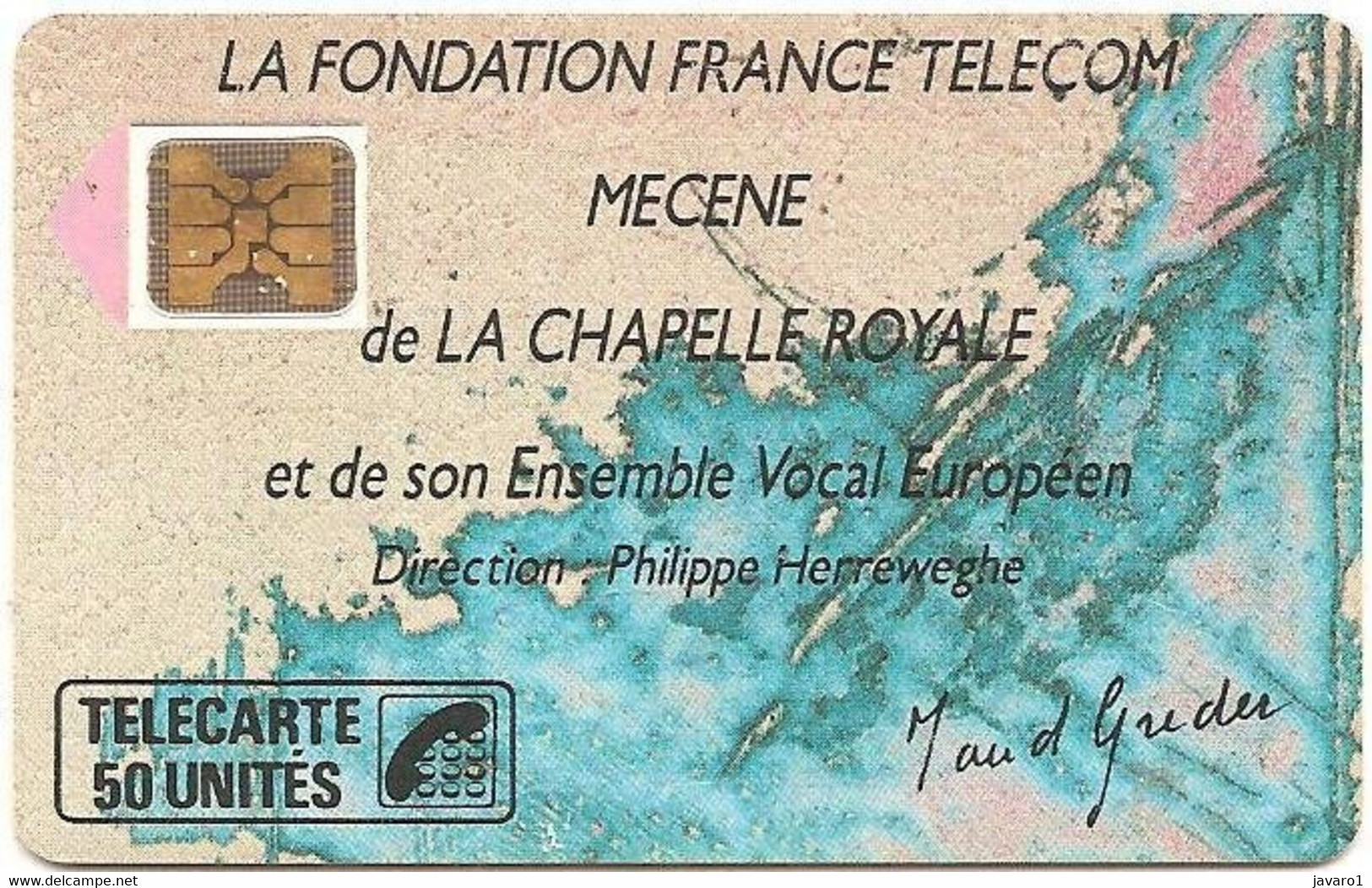 F0077  50 Chapelle Royale 3 (texte Fin) ( Batch: 106225) USED - 1989