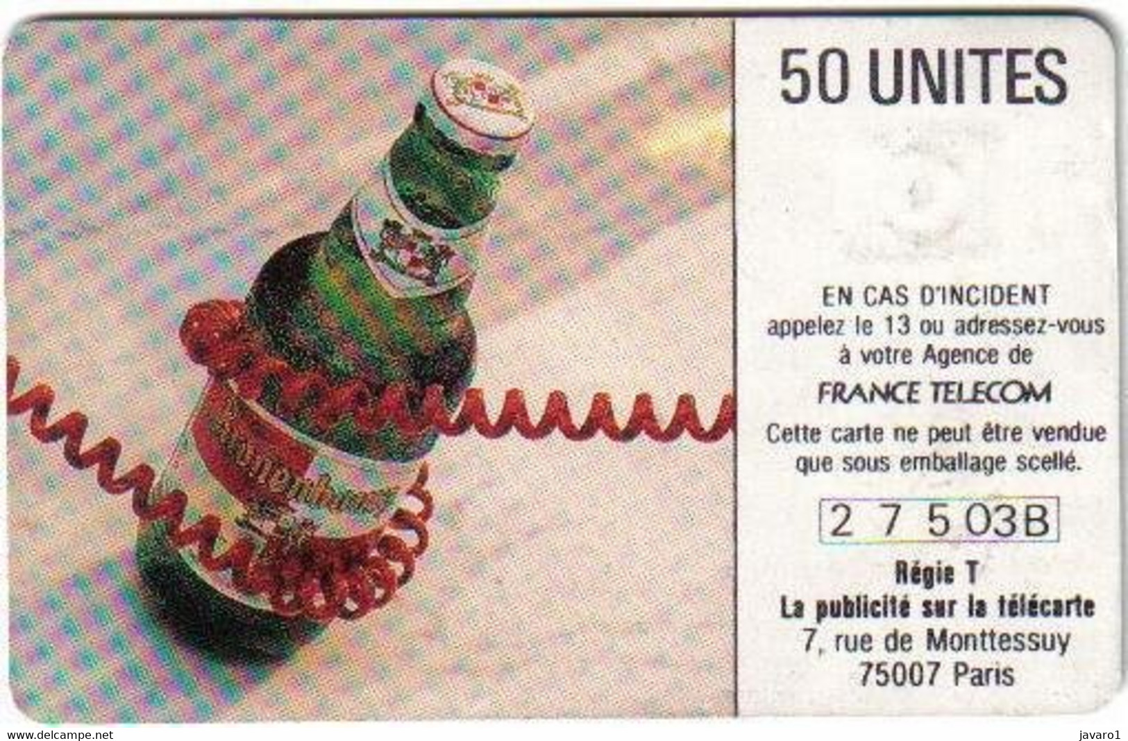 F0090A  50 Kronenbourg Grande Fleche ( Batch: 27503G) USED - 1989