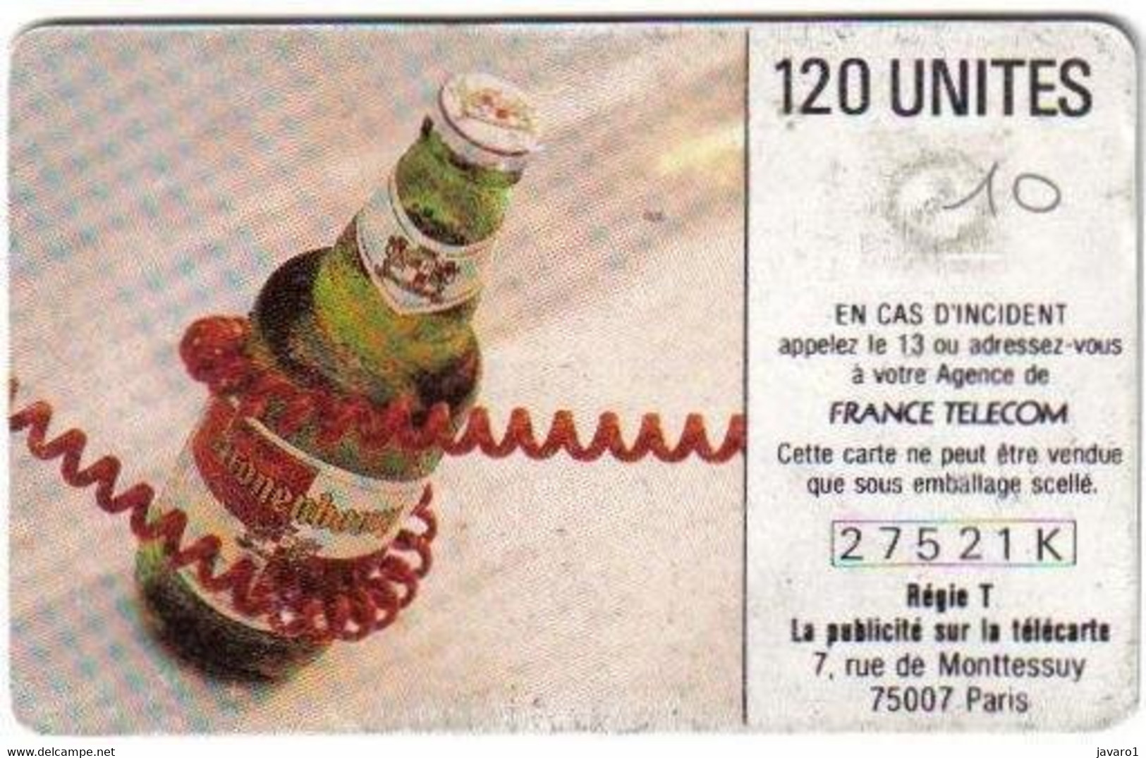 F0091 120 Kronenbourg Petite Fleche ( Batch: 27520C) USED - 1989