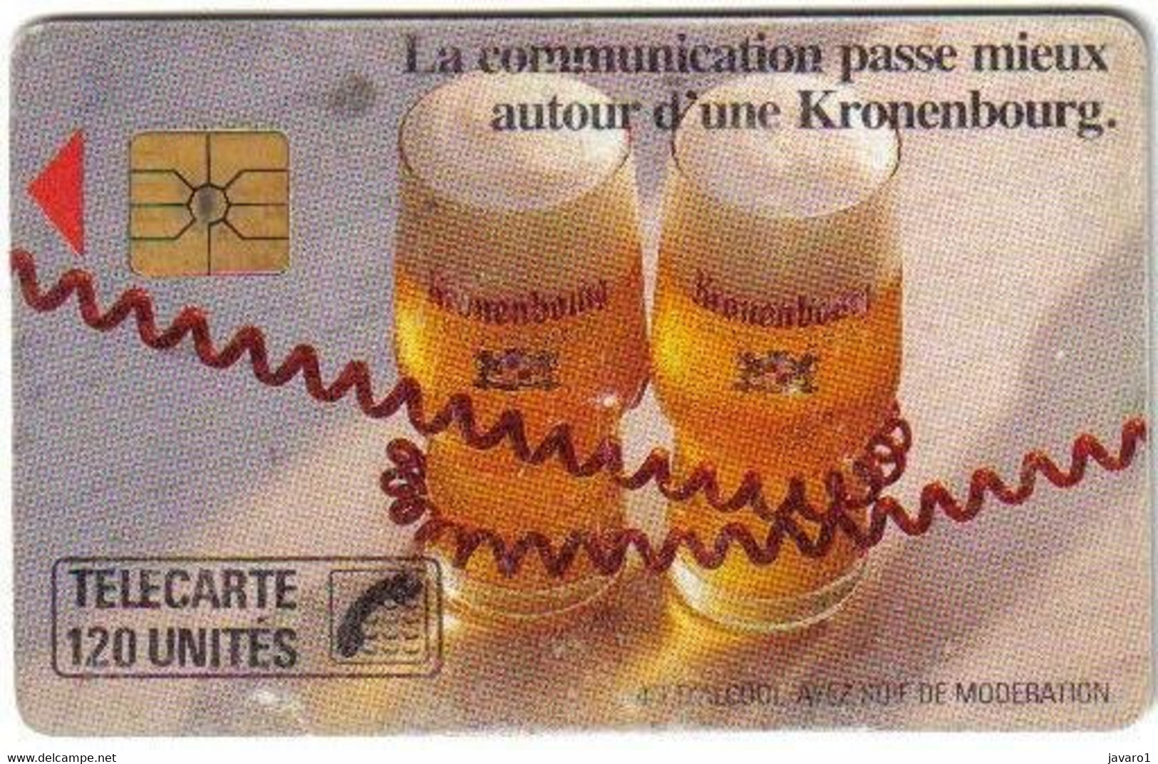 F0091 120 Kronenbourg Petite Fleche ( Batch: 27522H) USED - 1989