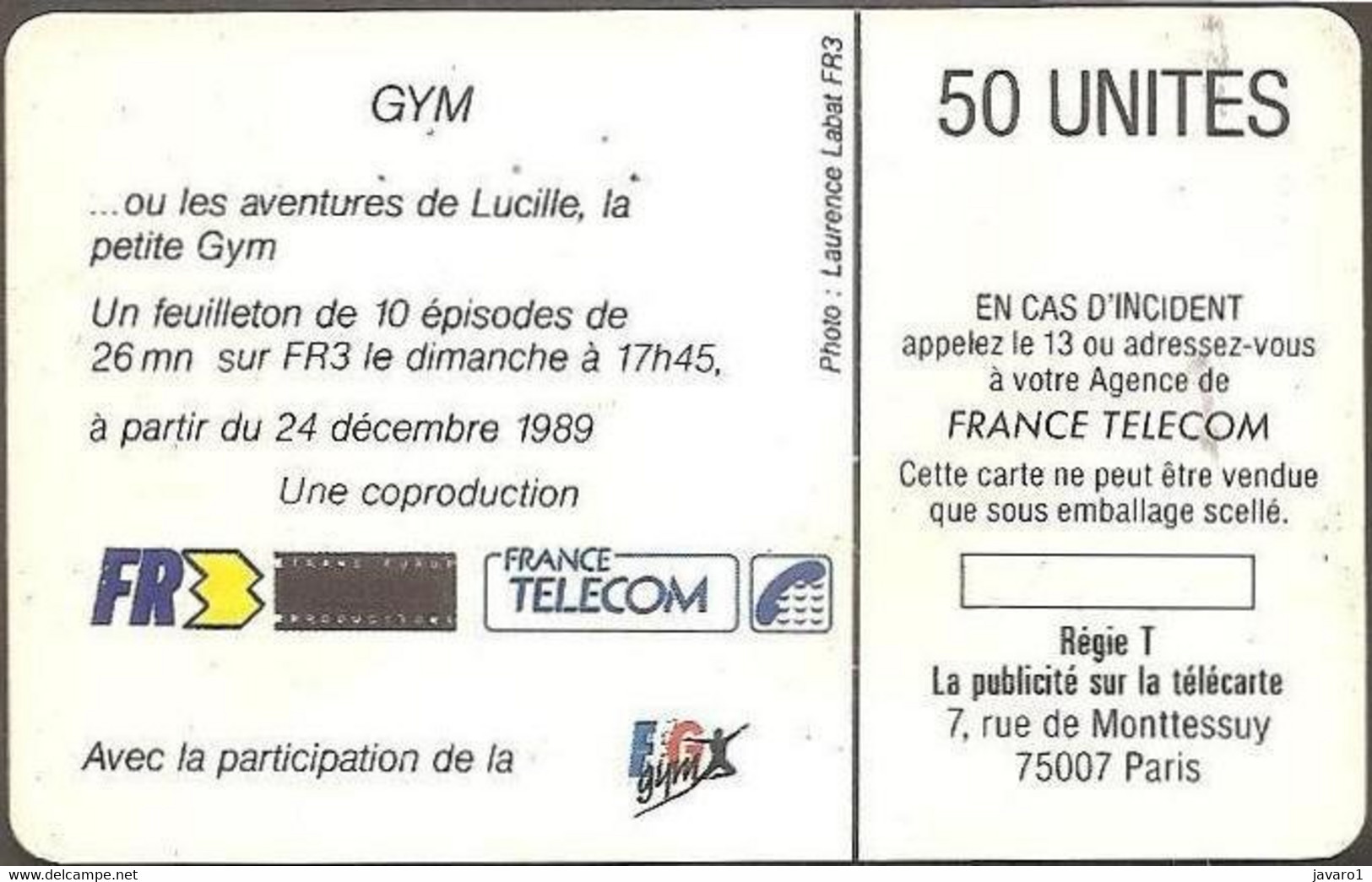 F0094  50 Gym ( Batch: 2579) USED - 1989