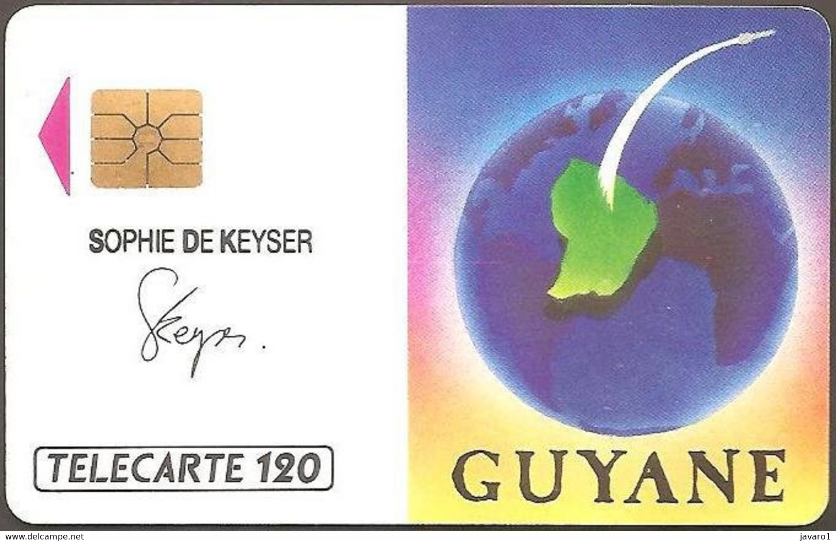 F0106 120 Guyane Arianespace ( Batch: 2640) USED - 1989