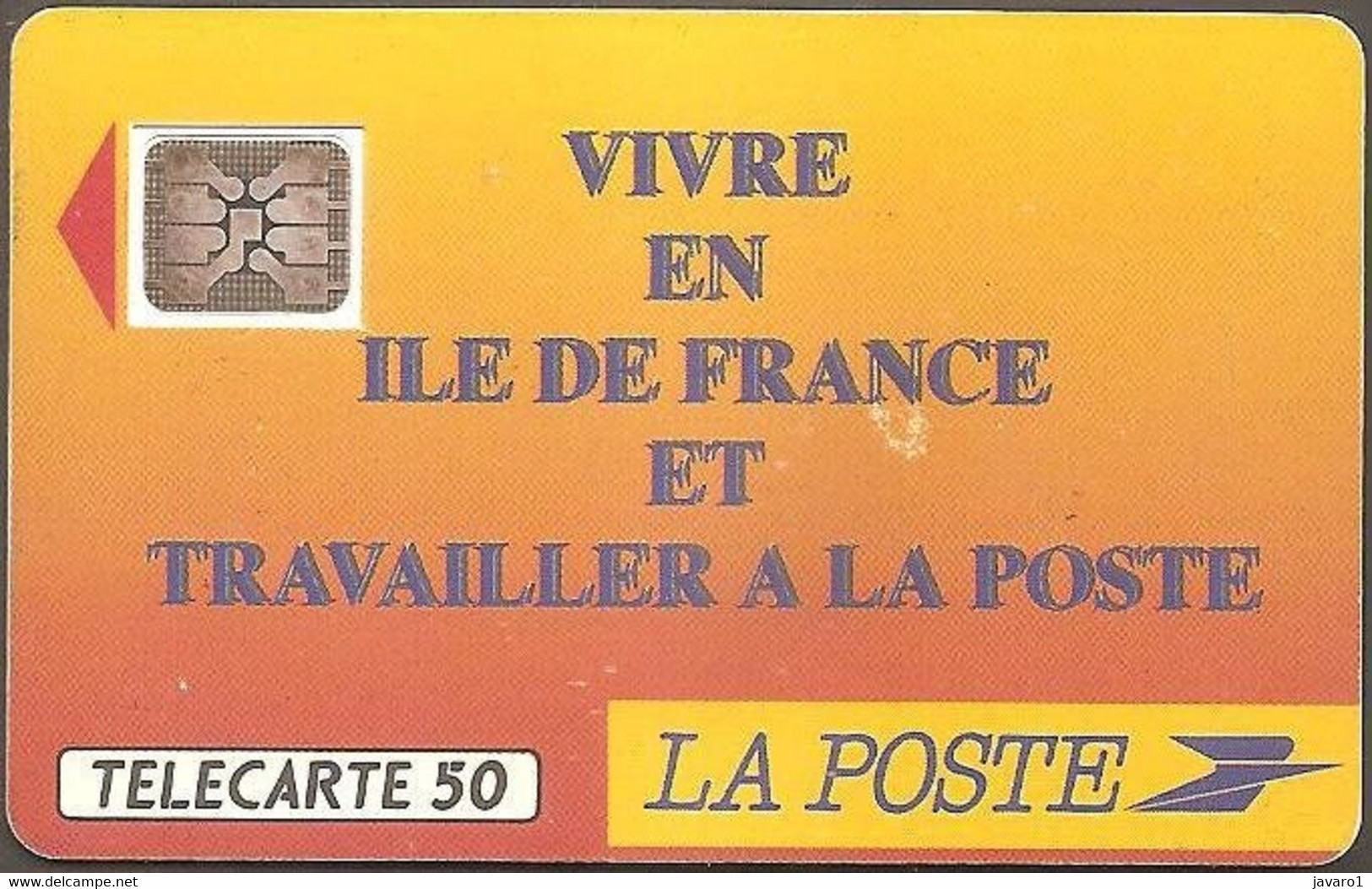 F0136B  50 La Poste ( Batch: 21436) USED - 1990