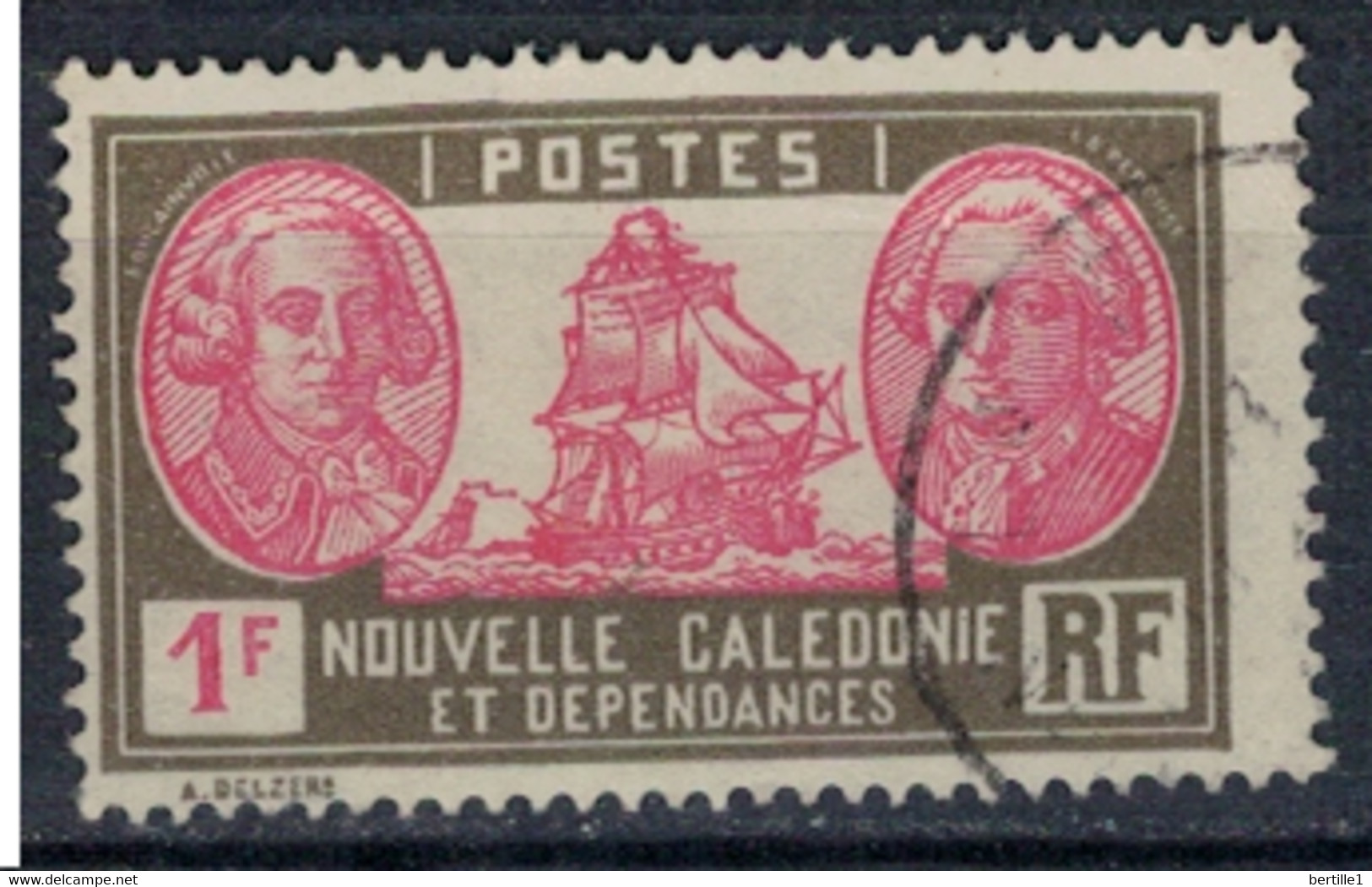 NOUVELLE CALEDONIE            N°  154   OBLITERE         ( OB 3/52 ) - Gebruikt