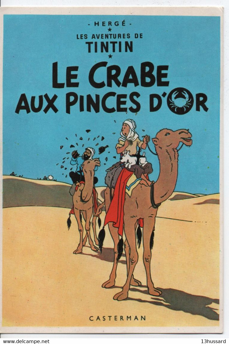 Carte Postale GF Illustrateur Hergé - Tintin. Le Crabe Aux Pinces D'or - Hergé