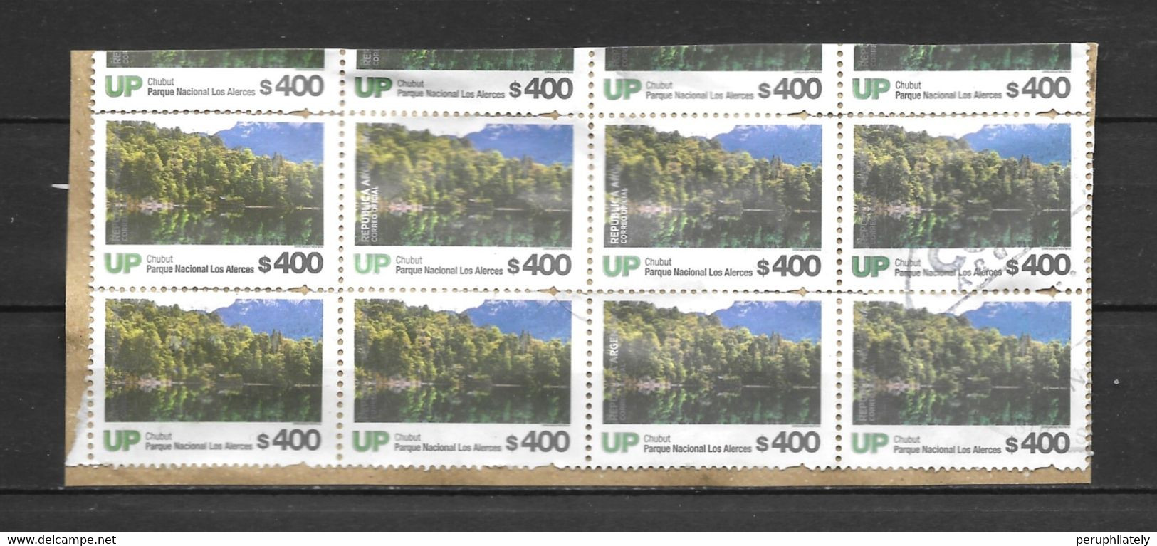 Argentina 2019 UP Definitives - National Parks , Used On Fragment - Used Stamps