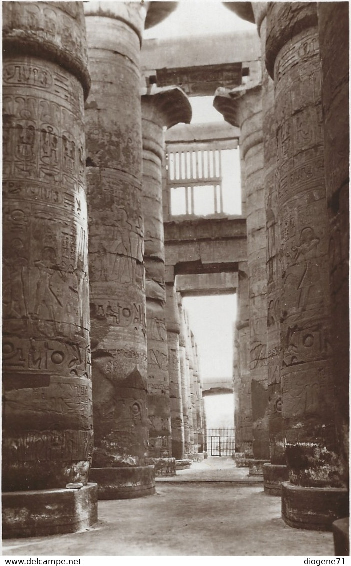 Karnak Pillars In The Hypostyle Hall - Louxor