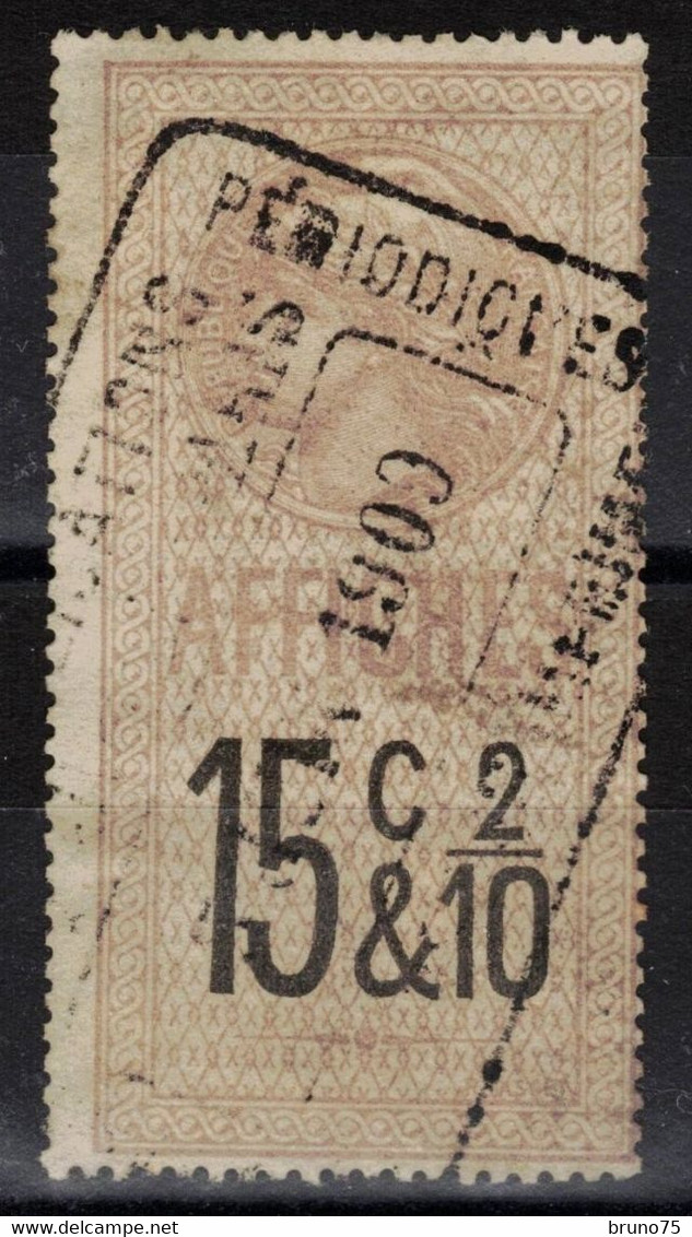 Timbre Fiscal Oblitéré Affiches 15c & 2/10 - Zegels