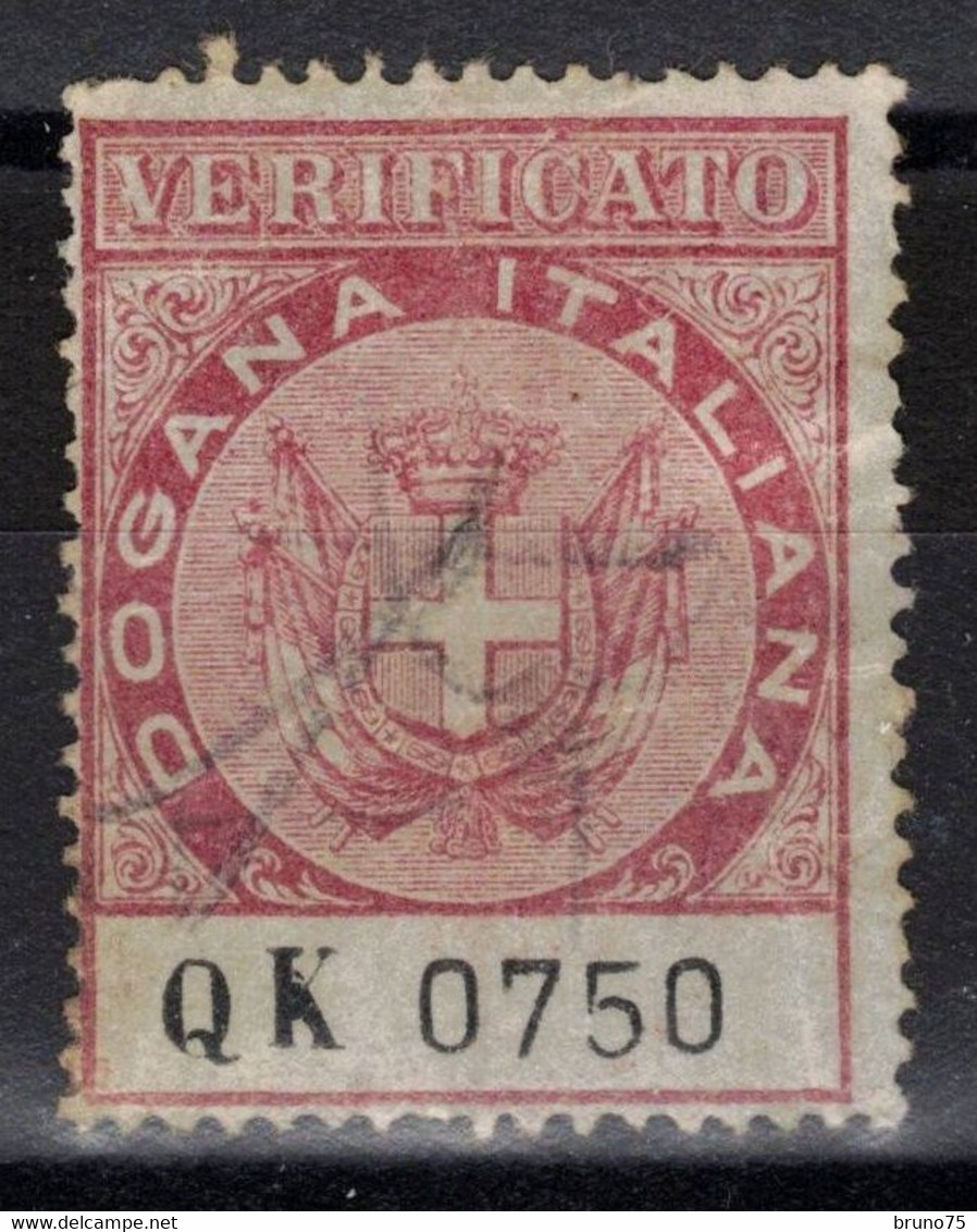 VERIFICATO - Dogana Italiana - Steuermarken